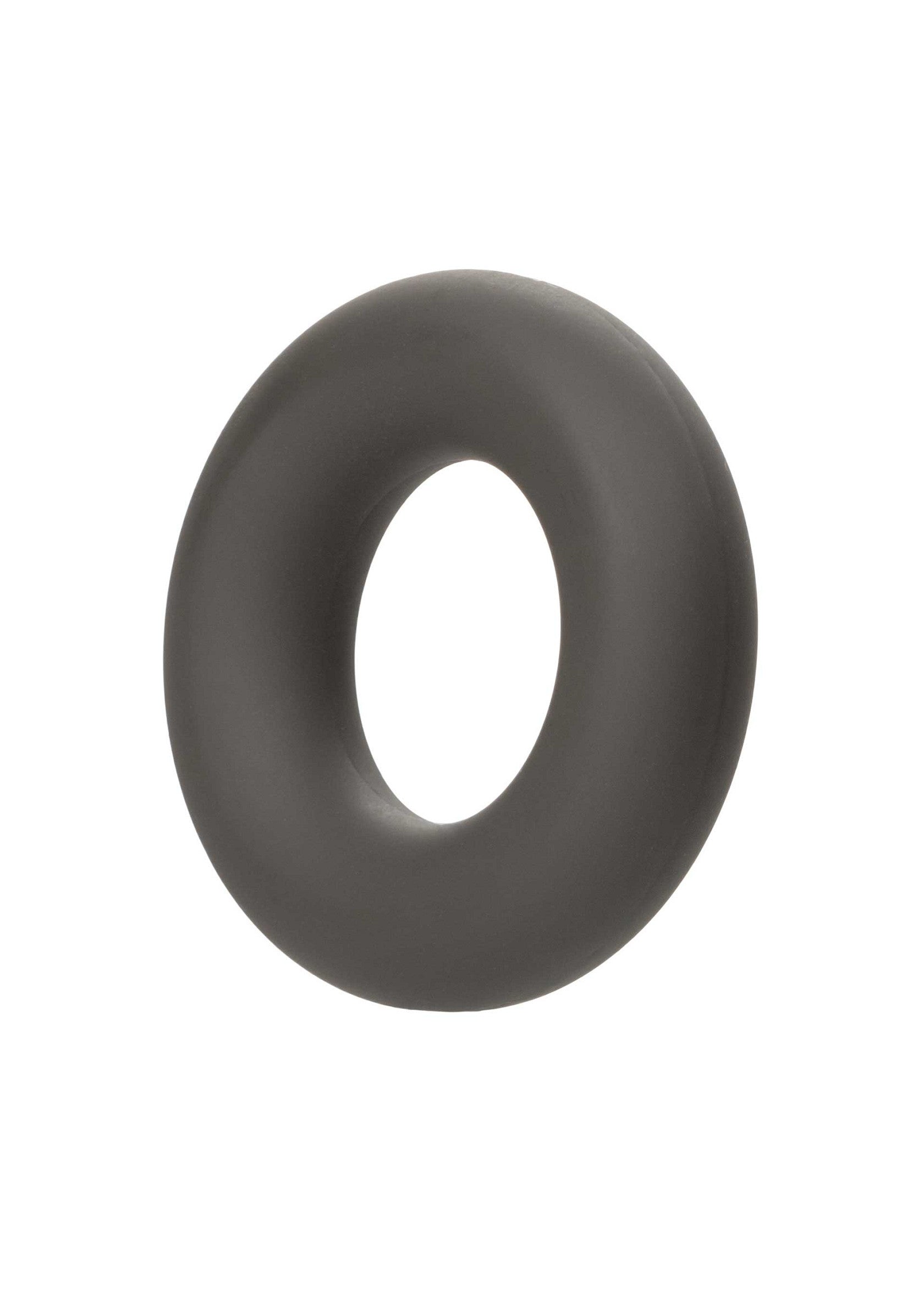Anneau pénien gris discret pour le plaisir et la performance.; Discreet grijze penisring voor genot en prestaties.; Discreet grey cock ring for pleasure and performance.