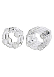 Anneaux péniens transparents pour hommes pour une érection prolongée et plus de plaisir.; Transparante penisringen voor mannen voor een langere erectie en meer plezier.; Clear male cock rings for longer-lasting erections and increased pleasure.