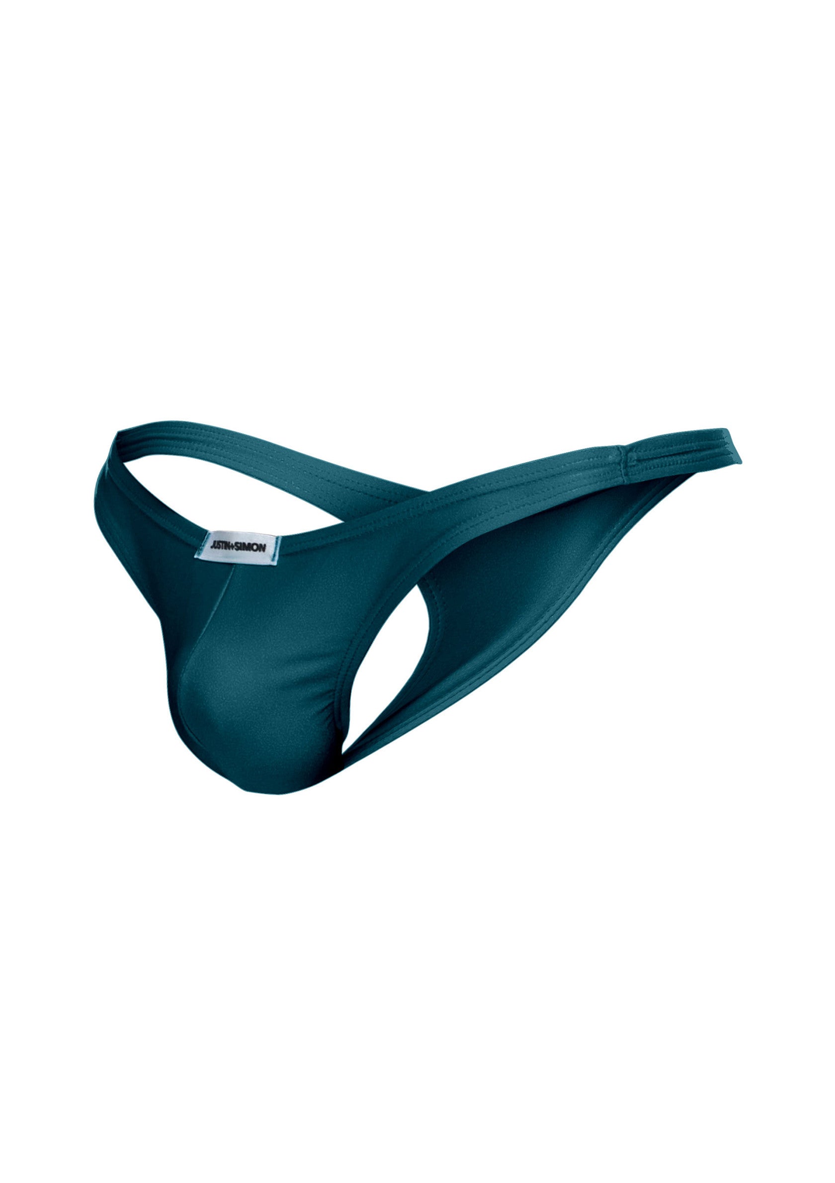String sexy bleu pétrole pour homme. Sous-vêtement confortable et élégant pour une silhouette mise en valeur.; Petroleumblauwe sexy string voor heren. Comfortabel en stijlvol ondergoed voor een flatterend silhouet.; Teal sexy men's thong. Comfortable & stylish underwear for a flattering silhouette.