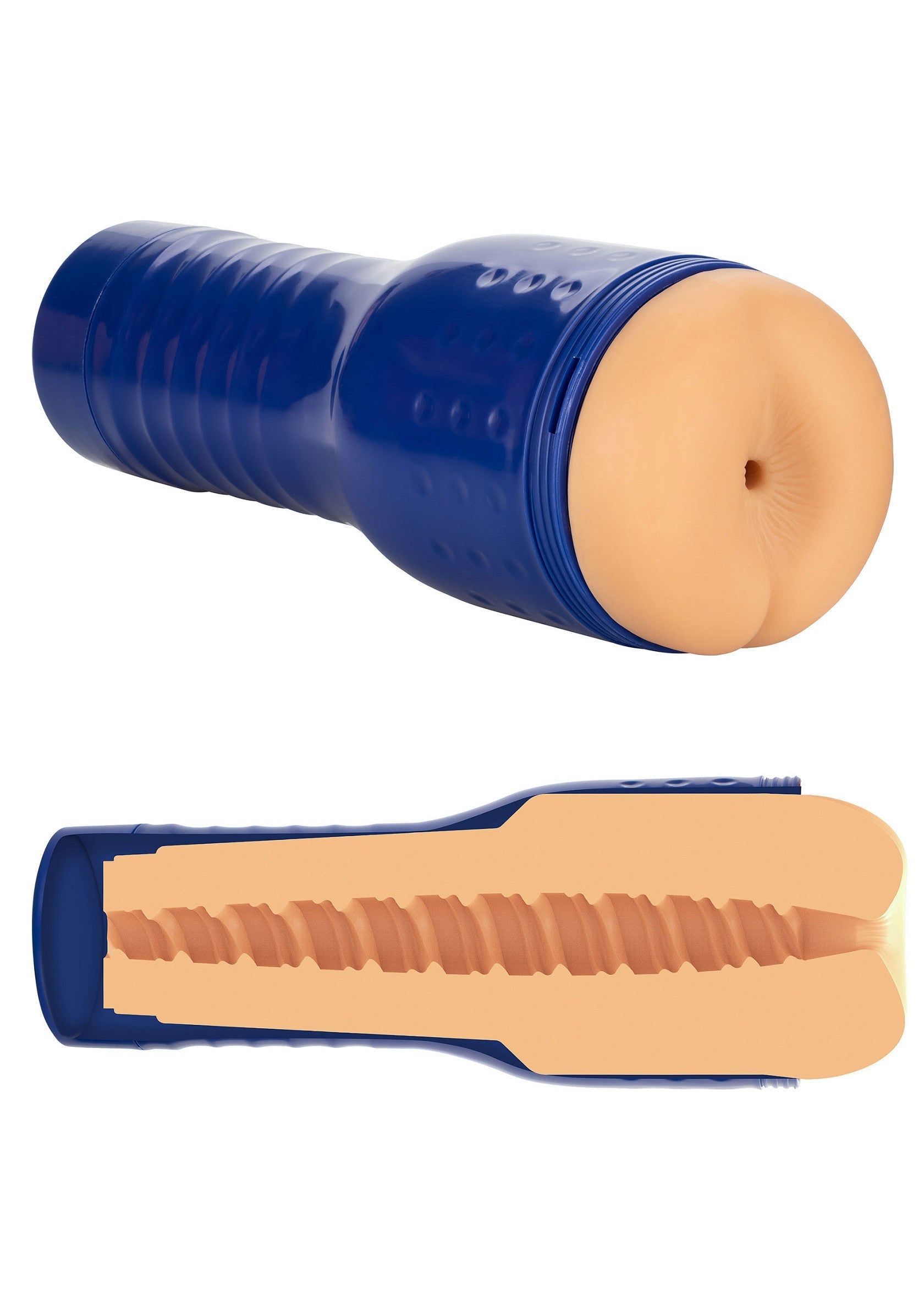 Sextoy réaliste bleu et chair pour une expérience unique. Texture interne détaillée pour un plaisir intense. Découvrez-le !; Realistisch blauw/huidkleurig seksspeeltje voor een unieke ervaring. Gedetailleerde interne textuur voor intens genot. Ontdek het!; Realistic blue & flesh-toned sex toy for a unique experience. Detailed internal texture for intense pleasure. Discover it!