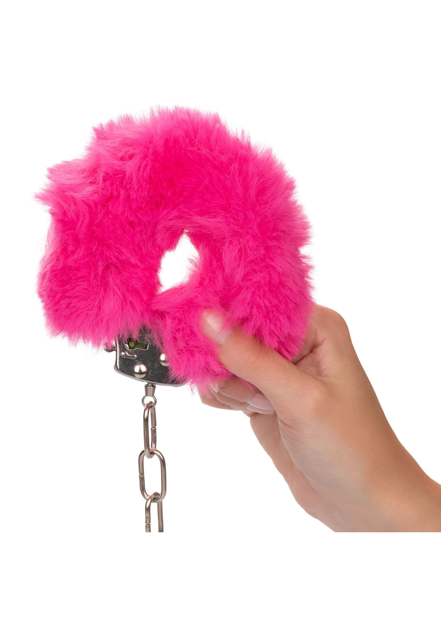 Menottes roses duveteuses pour un jeu coquin et amusant. Ajoutez du piquant à votre vie amoureuse.; Roze, pluizige handboeien voor ondeugend en leuk spel. Voeg pit toe aan uw liefdesleven.; Pink fuzzy handcuffs for kinky and fun play. Add spice to your love life.