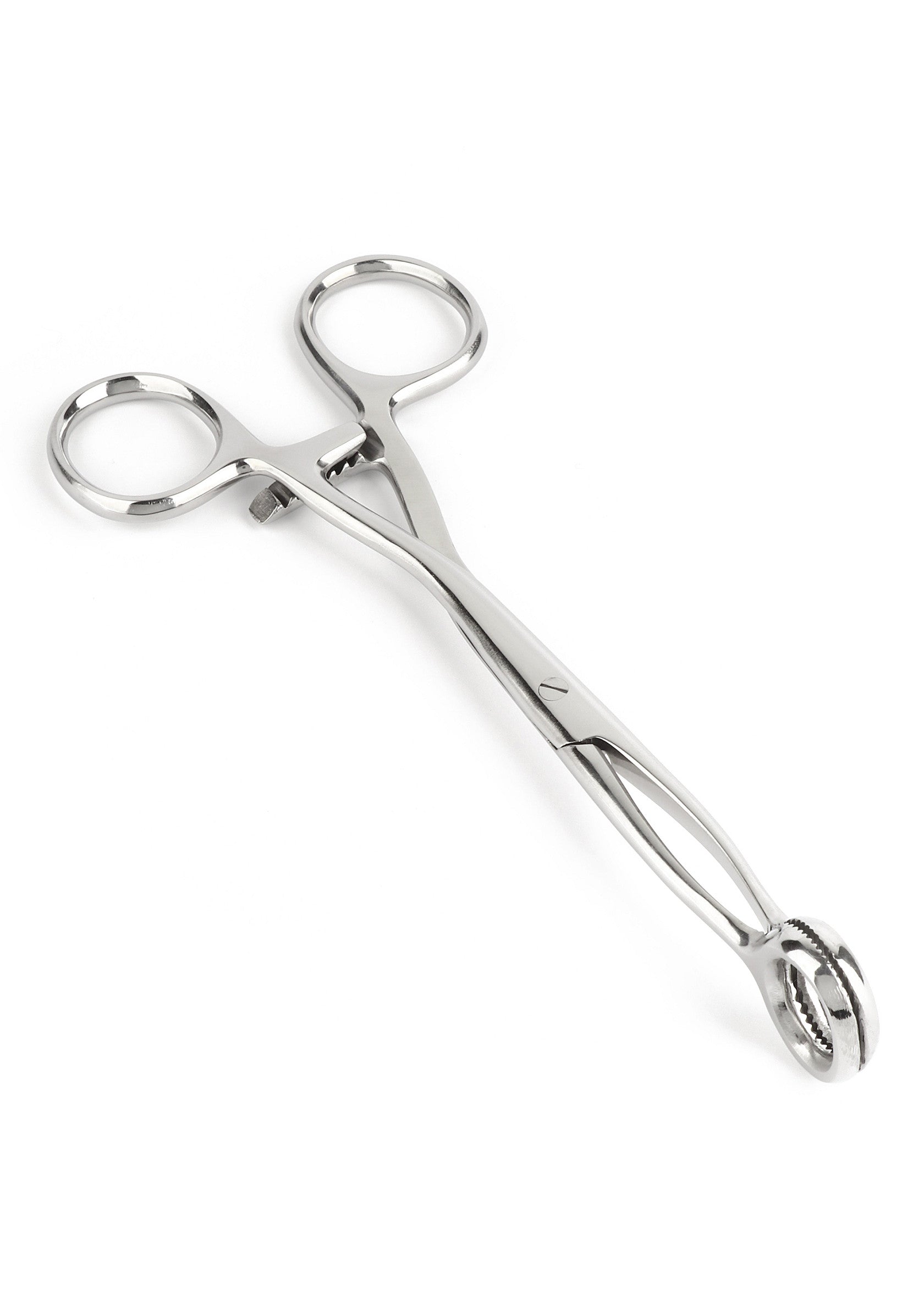 Pince médicale en acier inoxydable pour une utilisation professionnelle.; Medische tang van roestvrij staal voor professioneel gebruik.; Stainless steel medical clamp for professional use.
