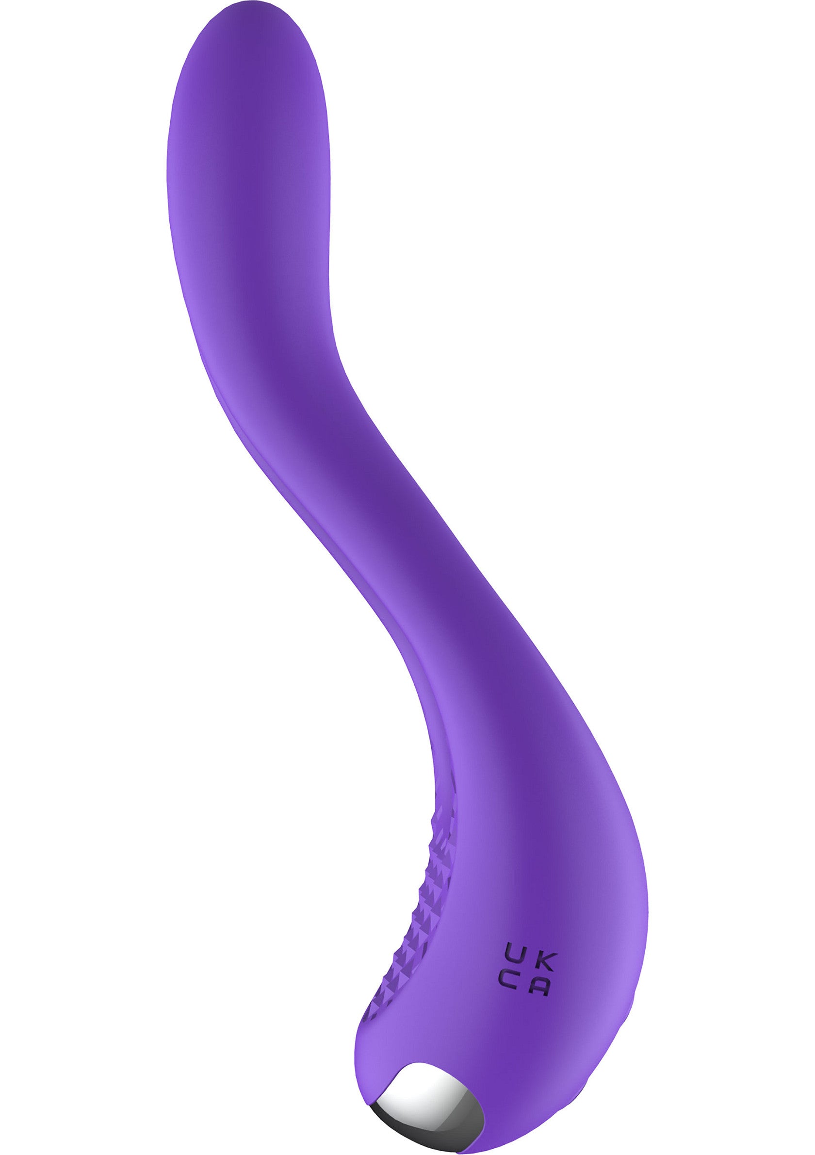 Masseur vibrant violet pour le plaisir personnel. Jouet intime élégant pour adultes. Découvrez le frisson!; Paarse vibrerende stimulator voor persoonlijk genot. Stijlvol intiem speeltje voor volwassenen. Beleef de opwinding!; Purple vibrating massager for personal pleasure. Stylish adult intimate toy. Experience the thrill!