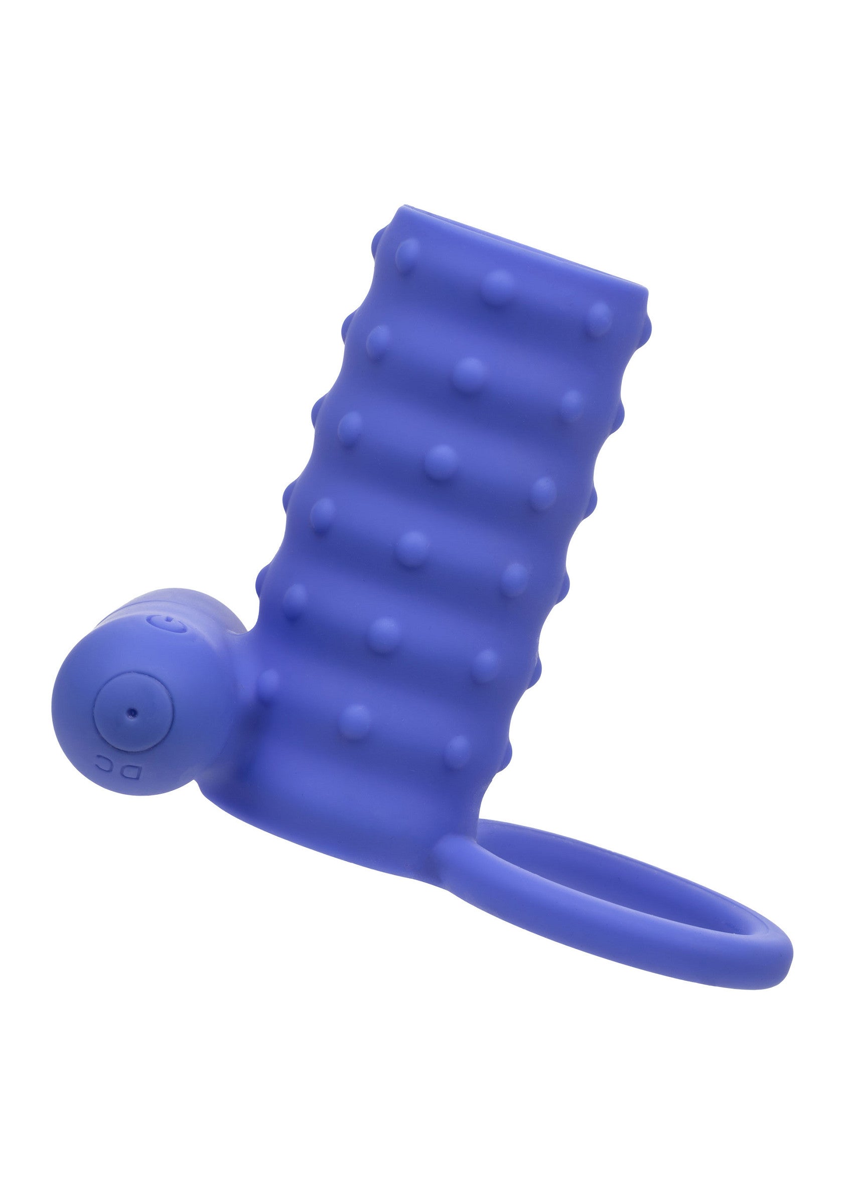 Anneau vibrant bleu pour plus de plaisir et de sensations. Jouet intime pour couple.; Blauwe vibrerende ring voor meer plezier en sensaties. Intiem speeltje voor koppels.; Blue vibrating ring for extra pleasure and sensations. Intimate toy for couples.