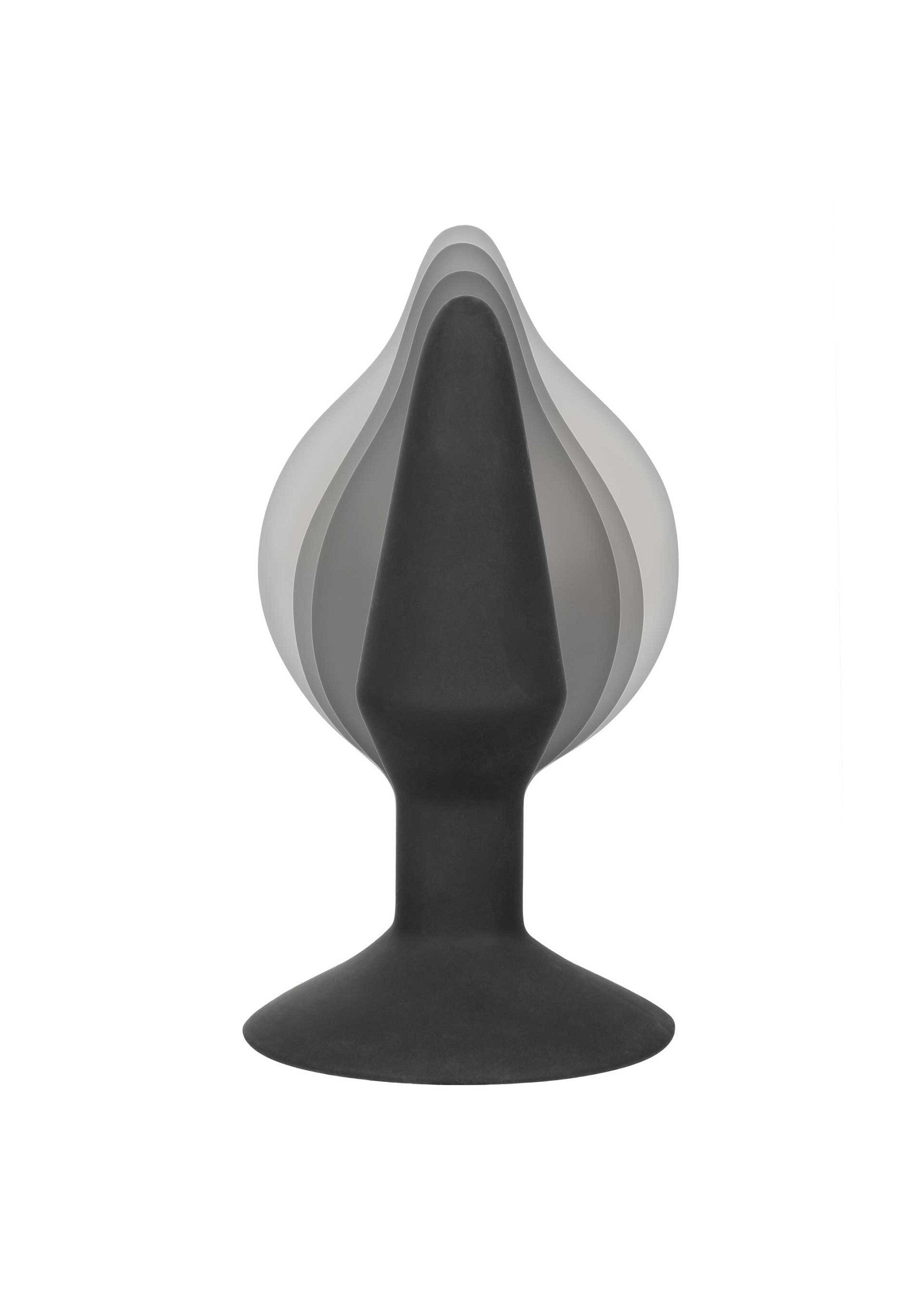 Plug anal noir et gris pour le plaisir. Explorez de nouvelles sensations avec ce jouet intime discret et élégant.; Zwart-grijs anale plug voor plezier. Ontdek nieuwe sensaties met dit discrete en elegante intieme speeltje.; Black and gray anal plug for pleasure. Explore new sensations with this discrete and elegant intimate toy.
