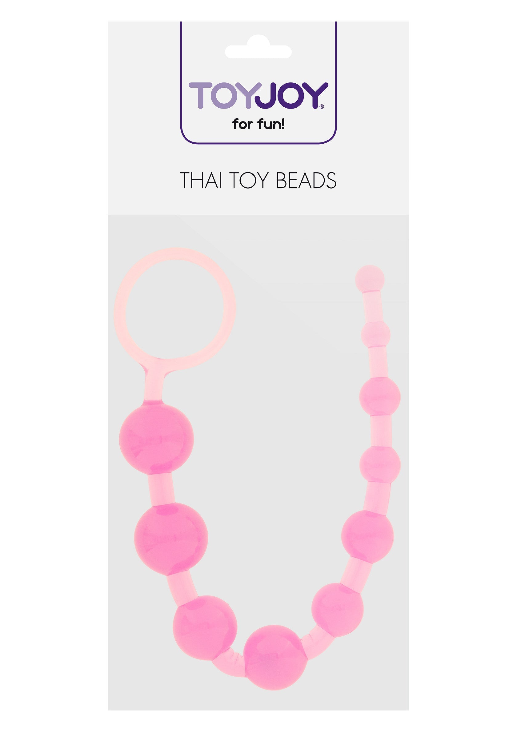 ToyJoy Thai Toy Beads roses pour le plaisir et la stimulation.; ToyJoy Thai Toy Beads roze voor plezier en stimulatie.; ToyJoy Thai Toy Beads pink for pleasure and stimulation.
