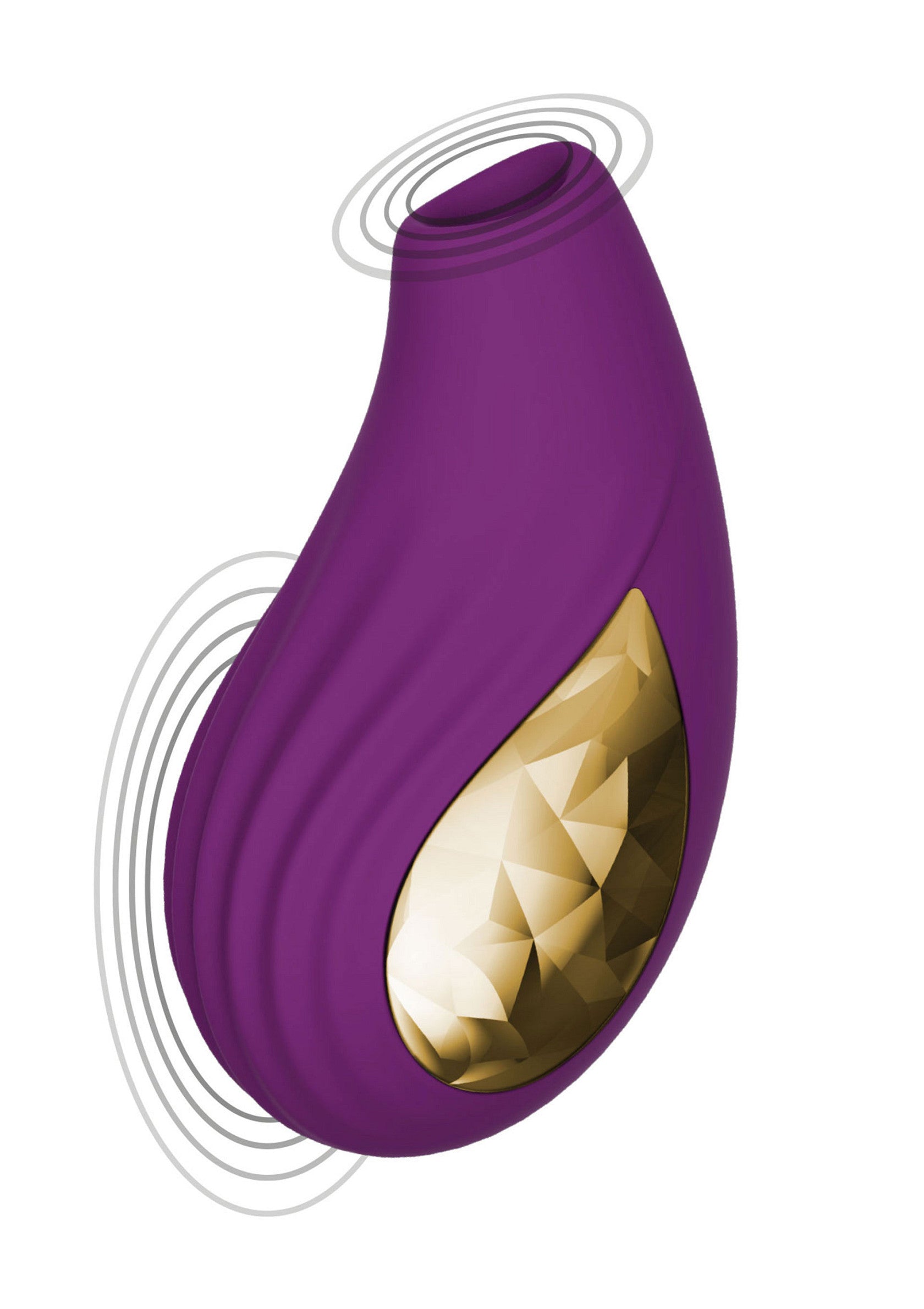 Masturbateur masculin violet avec insert texturé doré. Plaisir intense garanti !; Paarse masturbator voor mannen met gouden textuur. Intens genot gegarandeerd!; Purple male masturbator with golden textured insert. Intense pleasure guaranteed!