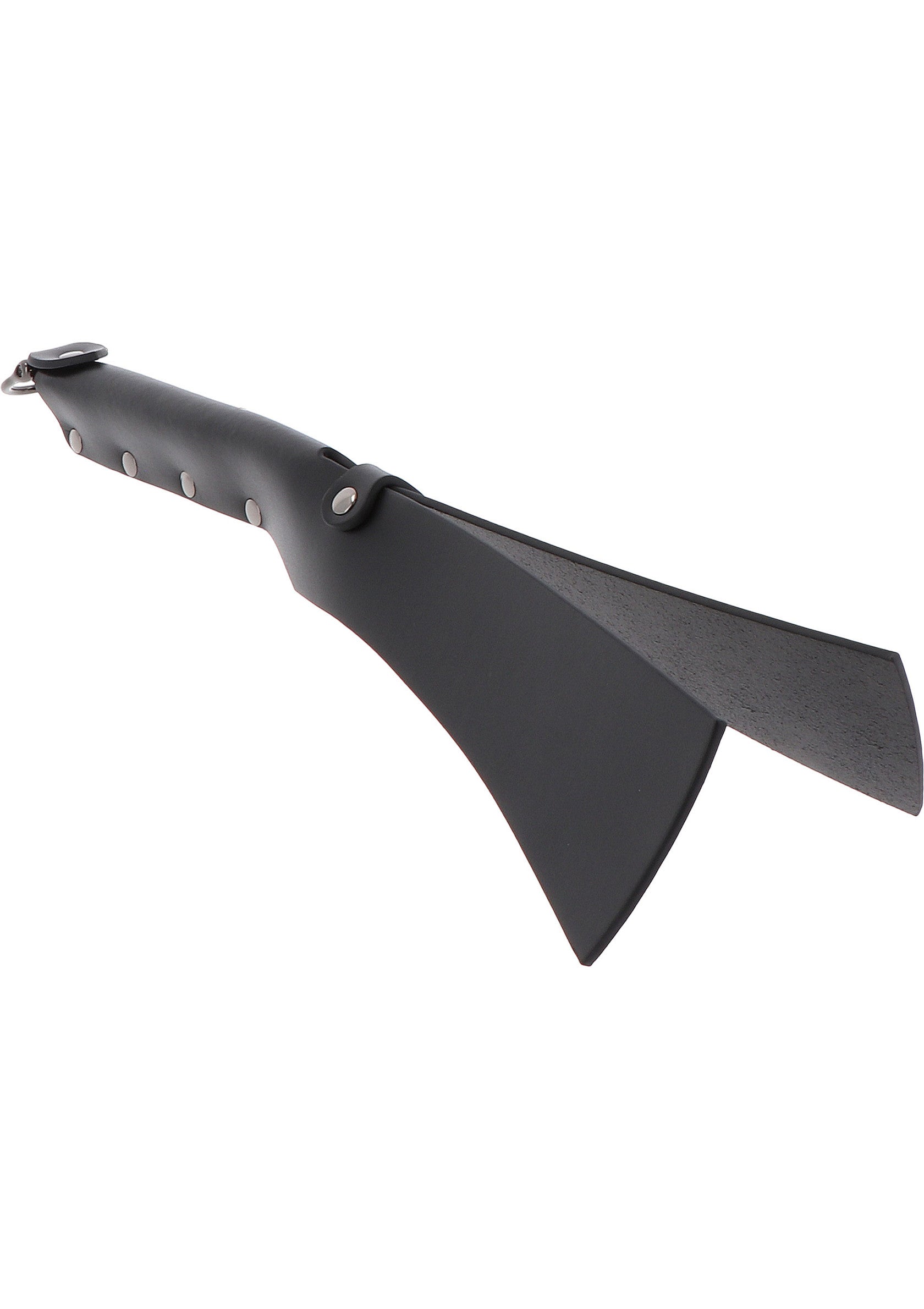 Palette de fessée en cuir noir pour adultes, accessoires coquins, produits pour adultes.; Zwart lederen peddel voor volwassenen, ondeugende accessoires, producten voor volwassenen.; Black leather spanking paddle adult naughty accessories adult products.