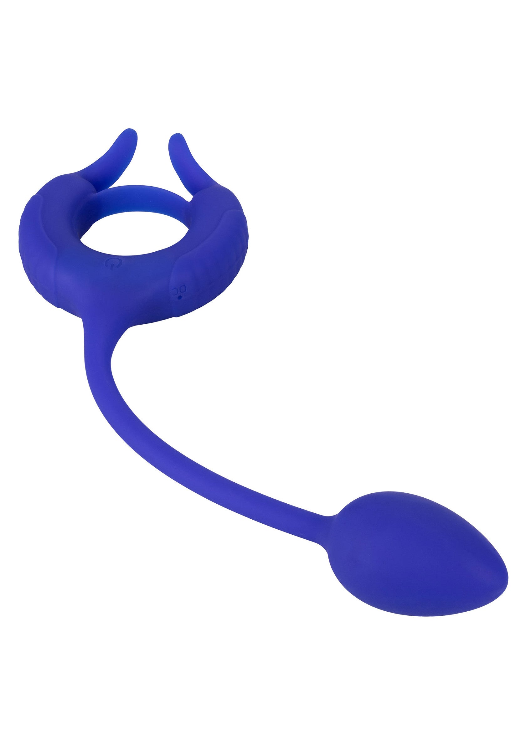 Anneau pénien vibrant avec plug anal pour une stimulation intense.; Vibrerende penisring met anale plug voor intense stimulatie.; Vibrating cock ring with anal plug for intense stimulation.