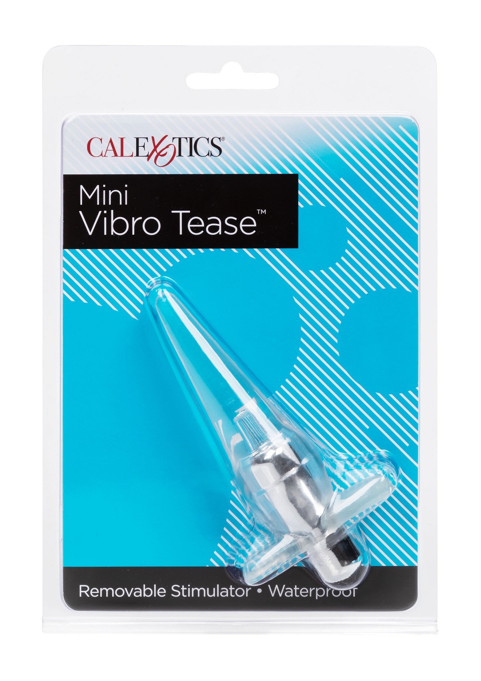 Mini vibromasseur Calexotics 'Mini Vibro Tease' avec stimulateur amovible et étanche. Plaisir discret garanti!; Calexotics 'Mini Vibro Tease' mini vibrator met verwijderbare stimulator en waterdicht. Discreet plezier gegarandeerd!; Calexotics 'Mini Vibro Tease' mini vibrator with removable stimulator & waterproof. Discreet pleasure guaranteed!