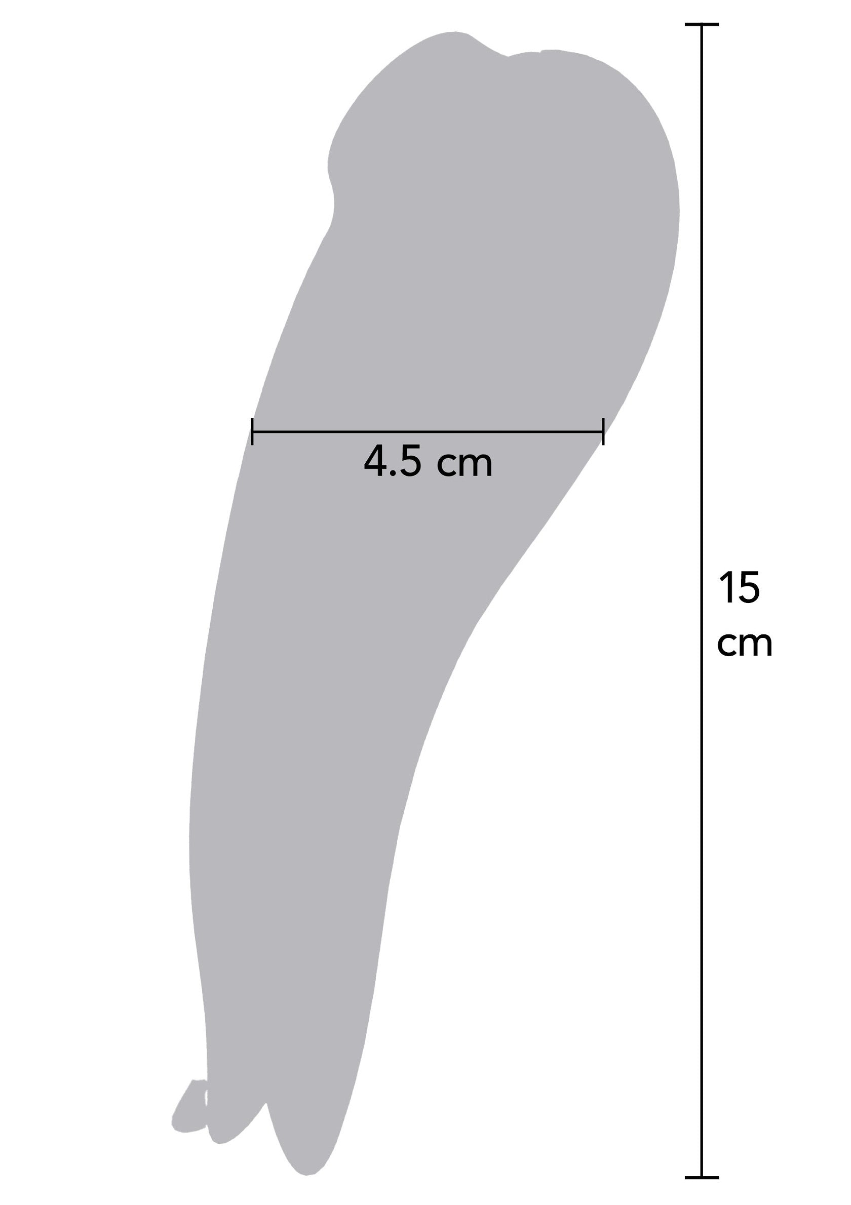 Dimensions du produit : 15 cm de haut et 4,5 cm de large. Découvrez nos produits avec ces mesures exactes !; Productafmetingen: 15 cm hoog en 4,5 cm breed. Bekijk onze producten met deze exacte afmetingen!; Product dimensions: 15 cm high and 4.5 cm wide. Explore our products with these exact measurements!