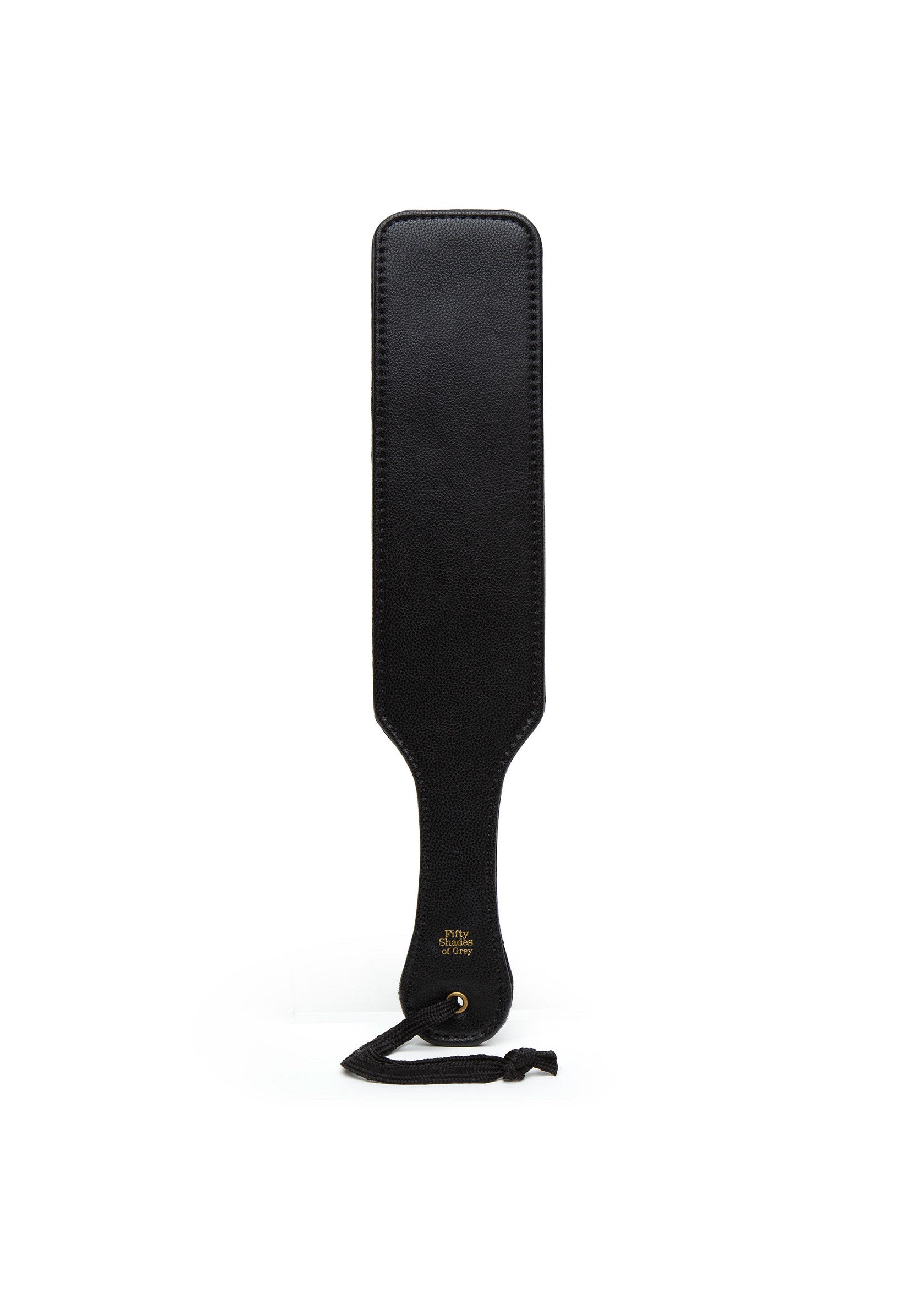 Palette de fessée noire élégante pour des jeux coquins. Explorez le plaisir et l'excitation avec cet accessoire de qualité.; Stijlvolle zwarte paddle voor speelse spelletjes. Ontdek plezier en opwinding met dit kwaliteitsaccessoire.; Elegant black paddle for playful games. Explore pleasure and excitement with this quality accessory.