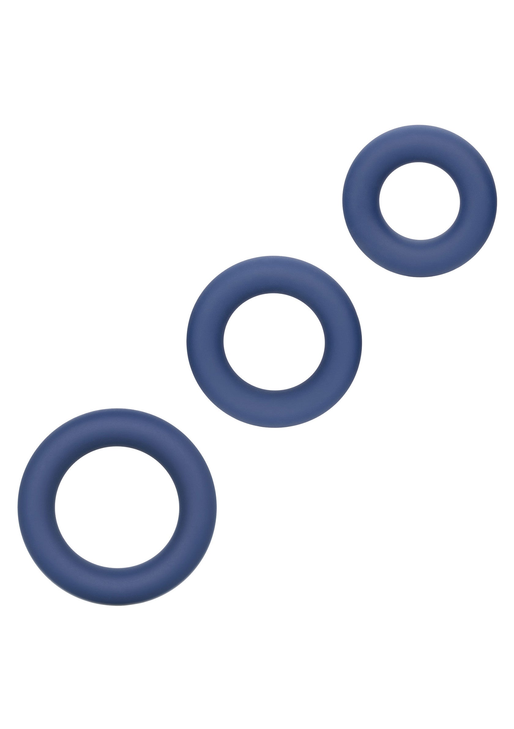 Ensemble d'anneaux péniens bleus pour un plaisir accru et une performance améliorée. Découvrez le confort et le soutien parfaits !; Set blauwe penisringen voor meer plezier en betere prestaties. Ontdek het perfecte comfort en de juiste ondersteuning!; Blue cock ring set for enhanced pleasure and performance. Discover the perfect comfort and support!