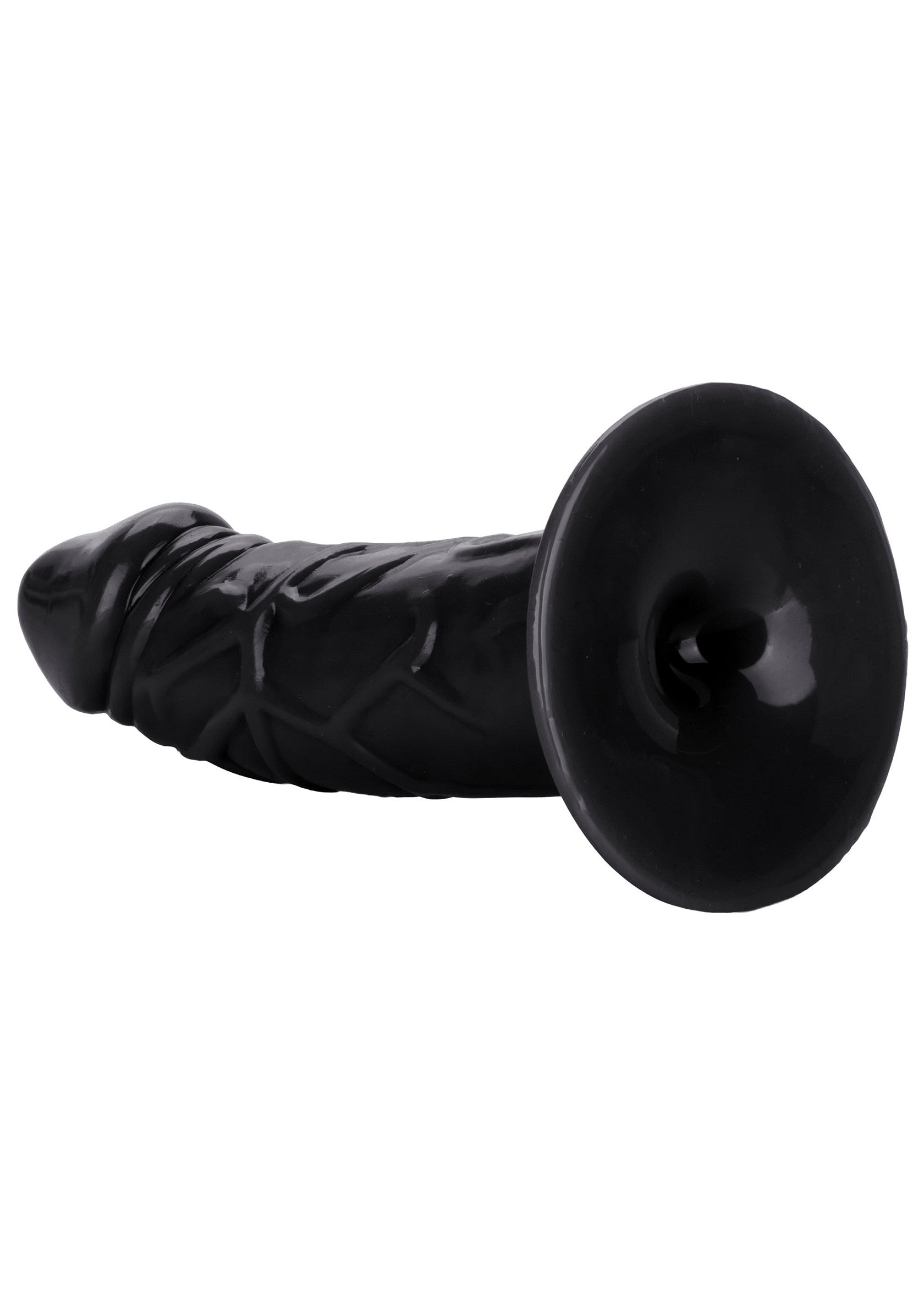 Plaisir intense avec ce gode texturé noir et sa ventouse pour une fixation facile. Explorez de nouvelles sensations!; Intens genot met deze zwarte, getextureerde dildo en zuignap voor eenvoudige bevestiging. Ontdek nieuwe sensaties!; Intense pleasure with this black, textured dildo and suction cup for easy attachment. Explore new sensations!