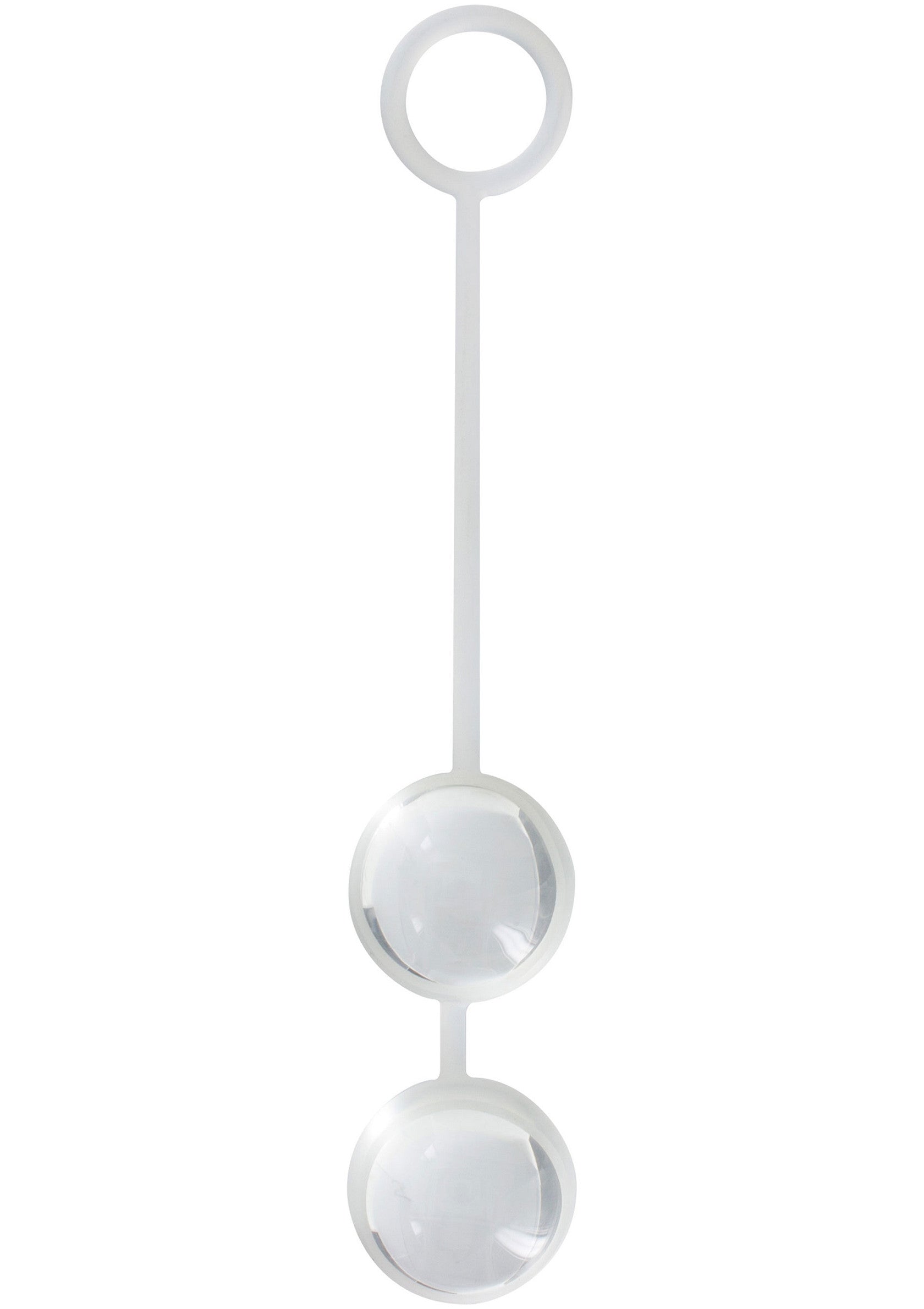 Boules de Geisha transparentes pour l'entraînement du périnée et le plaisir intime.; Transparante geishaballen voor bekkenbodemtraining en intiem plezier.; Clear Geisha balls for pelvic floor exercises and intimate pleasure.