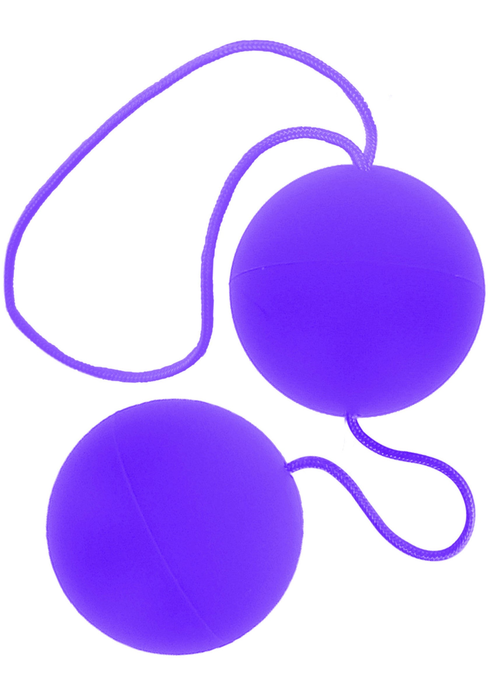 Bolas de geisha violettes avec cordon, pour l'entraînement du périnée et le plaisir féminin.; Paarse geishaballen met touwtje, voor bekkenbodemtraining en vrouwelijk genot.; Purple geisha balls with string, for pelvic floor training and female pleasure.