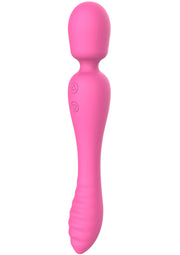 Masseur personnel rose pour une expérience de bien-être intime et relaxante.; Roze stimulator voor een intieme en ontspannende wellness-ervaring.; Pink personal massager for an intimate and relaxing wellness experience.