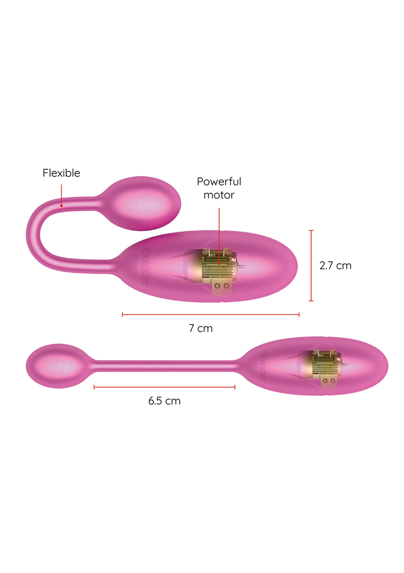 Oninder Denver Vibrating Egg + App