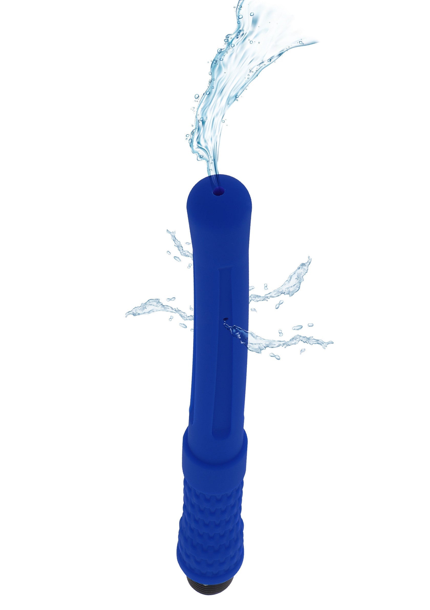 Jouet pour adultes étanche bleu avec des éclaboussures d'eau, pour un plaisir aquatique garanti.; Waterdicht blauw speeltje voor volwassenen met waterspetters, voor gegarandeerd waterpret.; Waterproof blue adult toy with water splashes, for guaranteed aquatic fun.