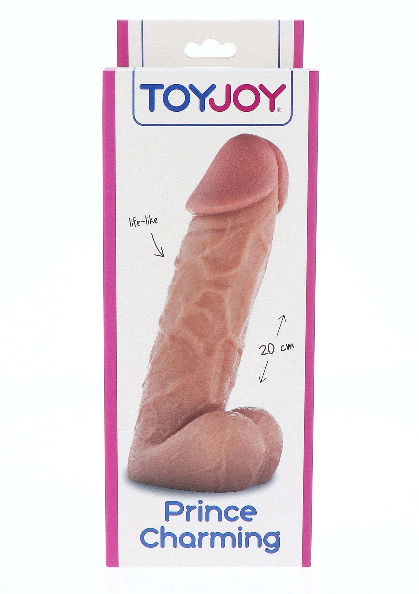 ToyJoy Prince Charming - un gode réaliste pour le plaisir solitaire ou en couple. 20 cm de pur bonheur.; ToyJoy Prince Charming - een realistische dildo voor solo- of partnerplezier. 20 cm puur geluk.; ToyJoy Prince Charming - a realistic dildo for solo or partner pleasure. 20 cm of pure bliss.