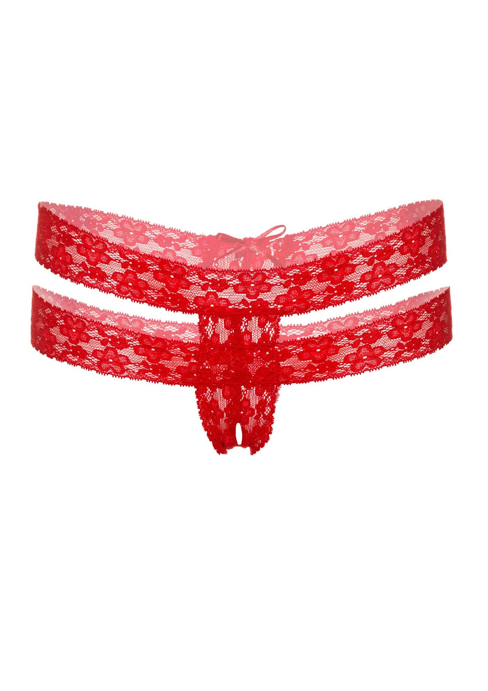 String en dentelle rouge pour femme, lingerie érotique, sexy et confortable. ; Rode kanten string voor dames, erotische lingerie, sexy en comfortabel.; Red lace g-string for women, erotic lingerie, sexy and comfortable.