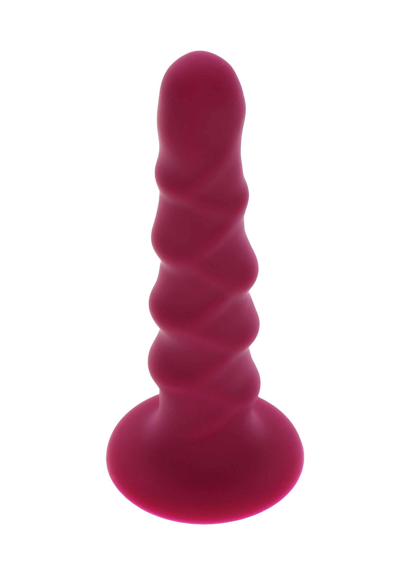 Gode texturé rose avec base ventouse pour une expérience intense.; Roze, getextureerde dildo met zuignap voor intense ervaringen.; Textured pink dildo with suction cup base for an intense experience.