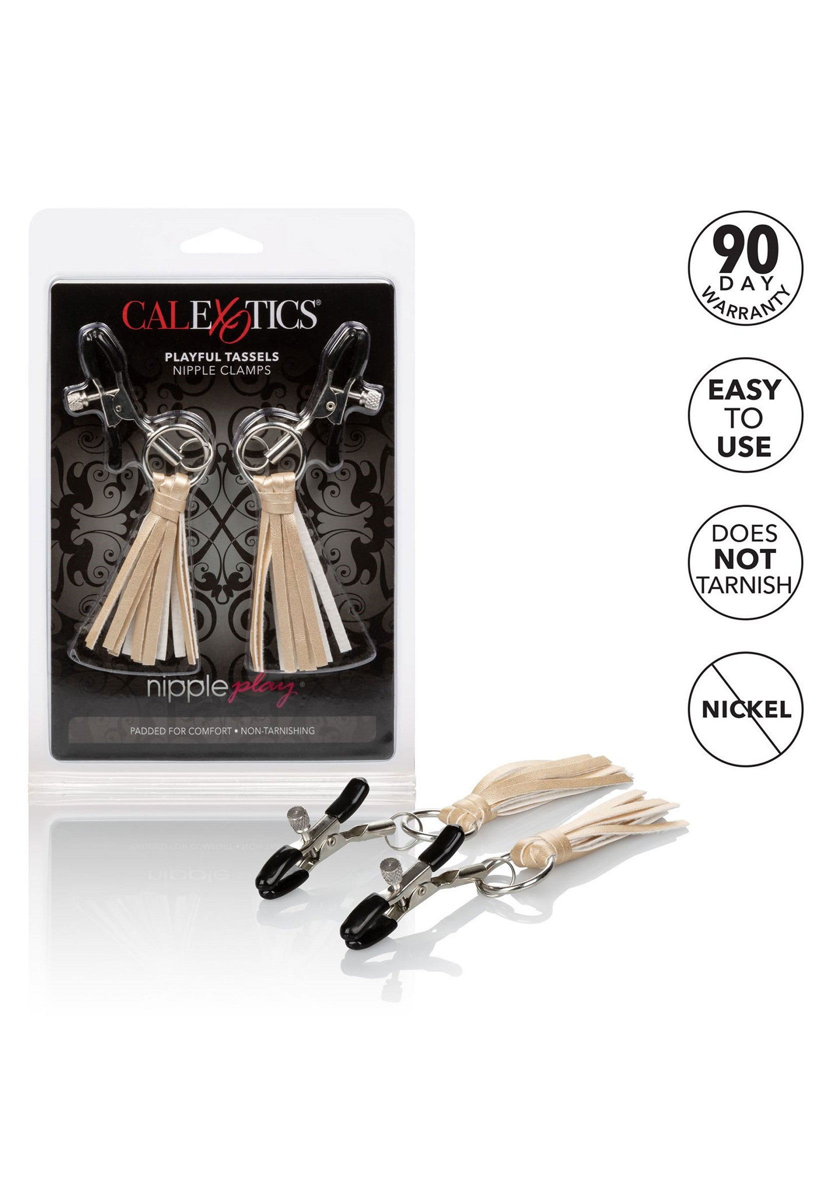 CalExotics Playful Tassels Nipple Clamps