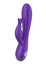 Vibromasseur vibrant violet pour le plaisir féminin, sensations intenses garanties.; Paarse vibrerende vibrator voor vrouwelijk genot, intense sensaties gegarandeerd.; Purple vibrating vibrator for female pleasure, intense sensations guaranteed.