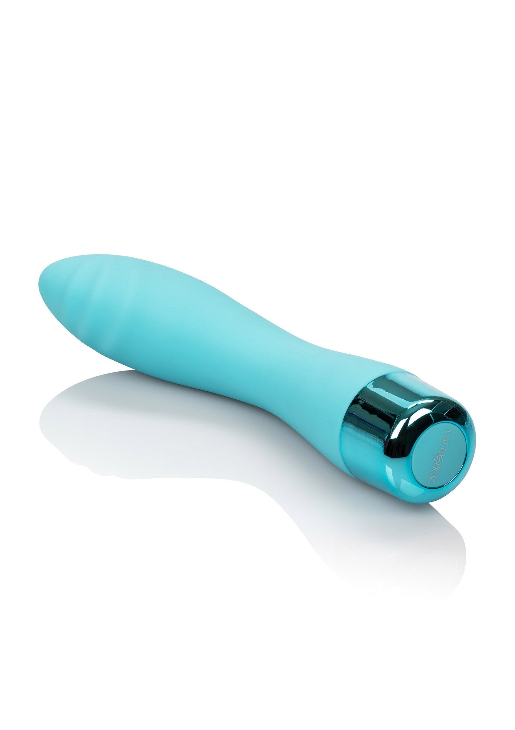 Vibrateur turquoise élégant pour le plaisir personnel. Design raffiné et discret pour une expérience intime.; Elegante turquoise vibrator voor persoonlijk plezier. Verfijnd en discreet ontwerp voor een intieme ervaring.; Sleek turquoise vibrator for personal pleasure. Refined & discreet design for an intimate experience.