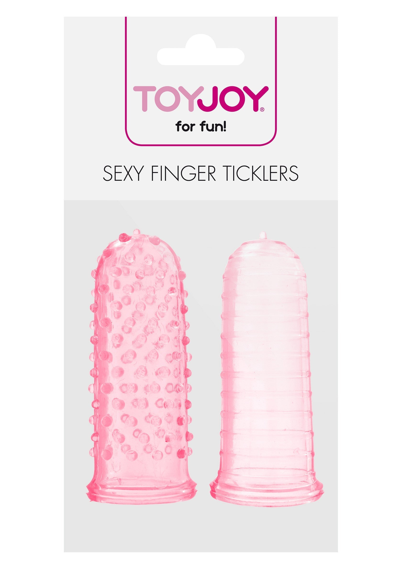 Doigtiers texturés ToyJoy pour des sensations excitantes et amusantes. Découvrez nos accessoires coquins !; ToyJoy vingercondooms met textuur voor opwindende en leuke sensaties. Ontdek onze ondeugende accessoires!; ToyJoy textured finger cots for exciting & fun sensations. Discover our naughty accessories!