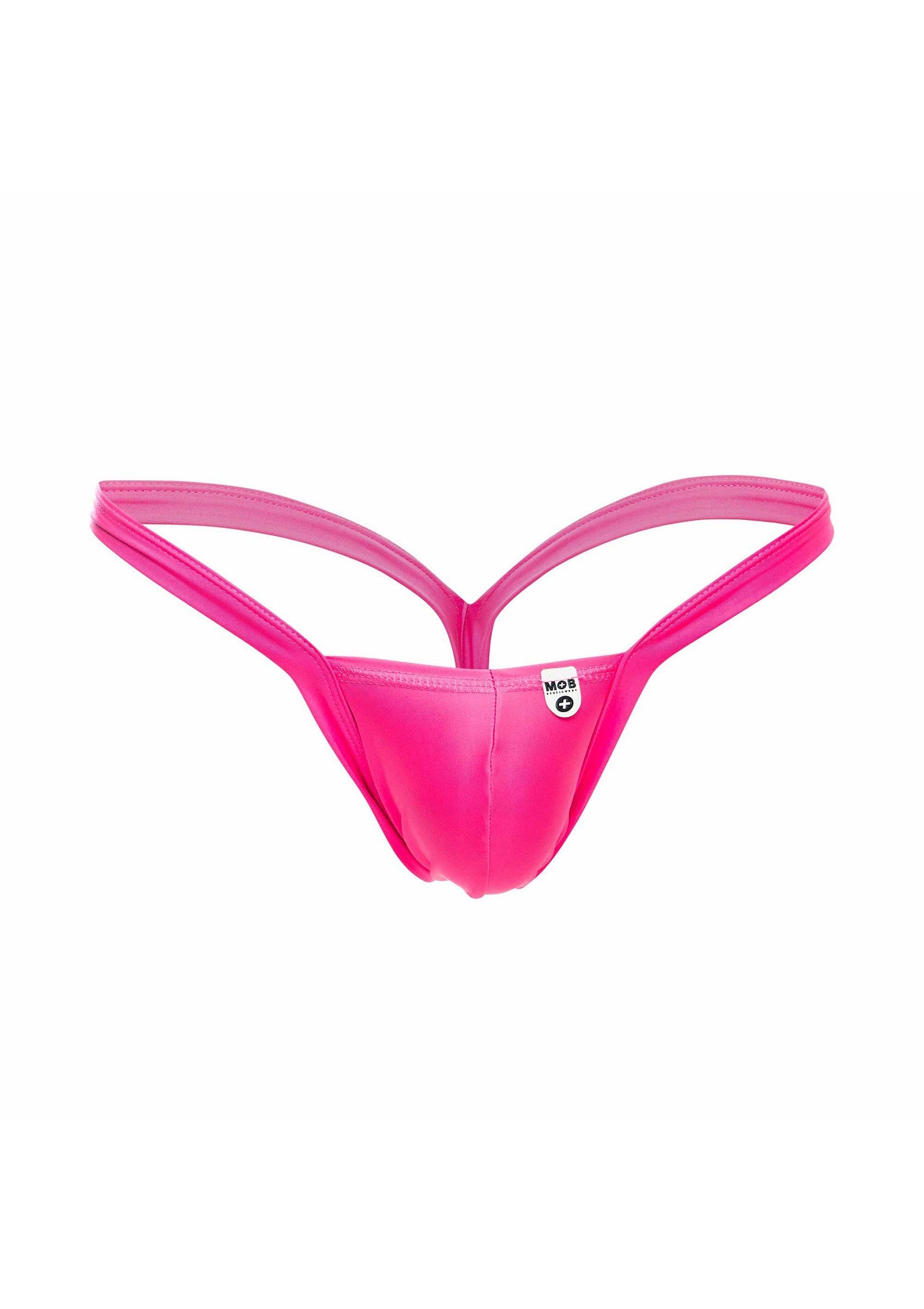 String rose vif pour homme. Sous-vêtements sexy et confortables pour une silhouette parfaite.; Felroze herenstring. Sexy en comfortabel ondergoed voor een perfect silhouet.; Bright pink men's thong. Sexy and comfortable underwear for a perfect silhouette.
