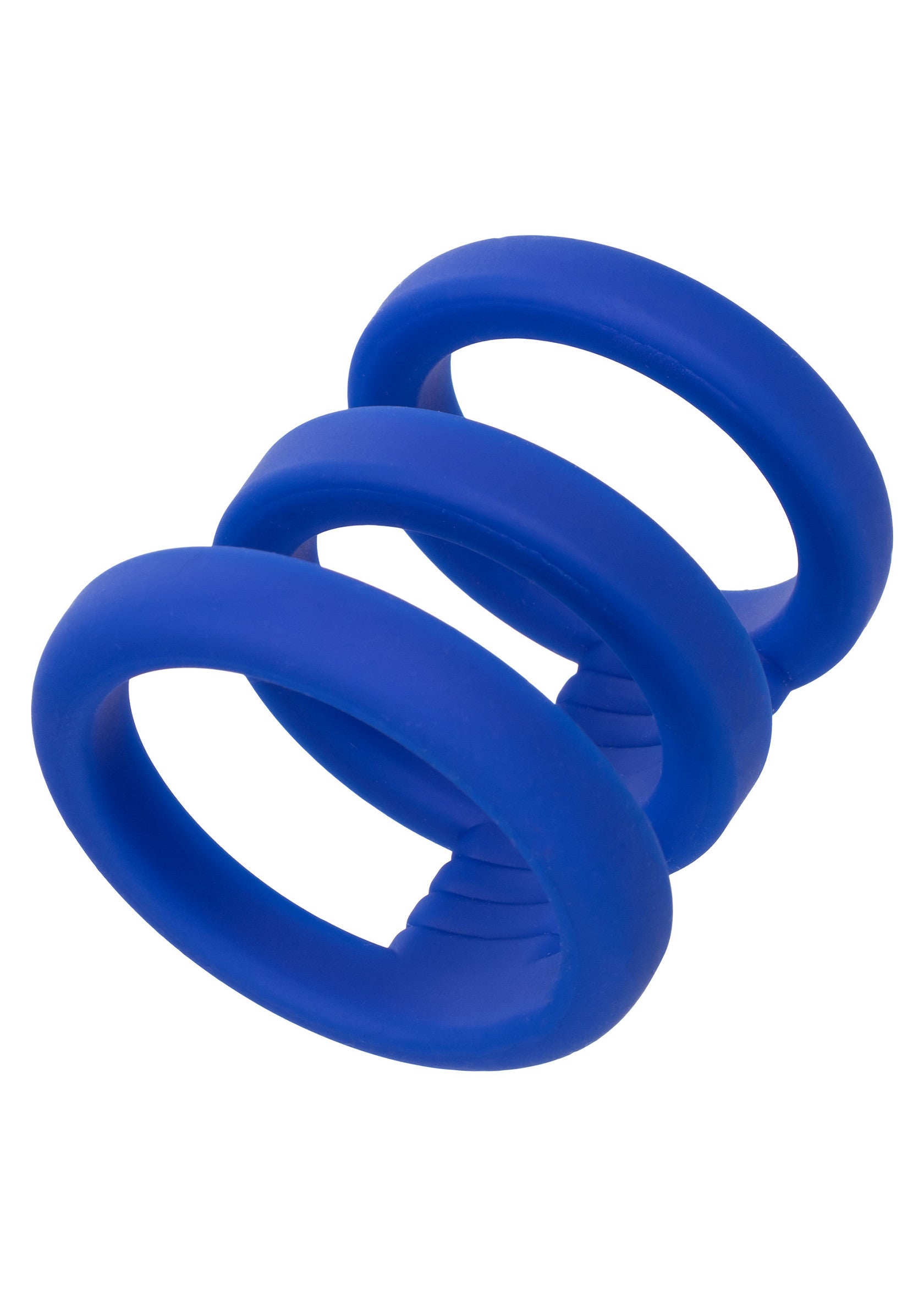 Anneaux bleus pour homme, confortables et extensibles pour plus de plaisir.; Blauwe cockringen voor mannen, comfortabel en rekbaar voor meer plezier.; Blue cock rings for men, comfortable and stretchy for enhanced pleasure.