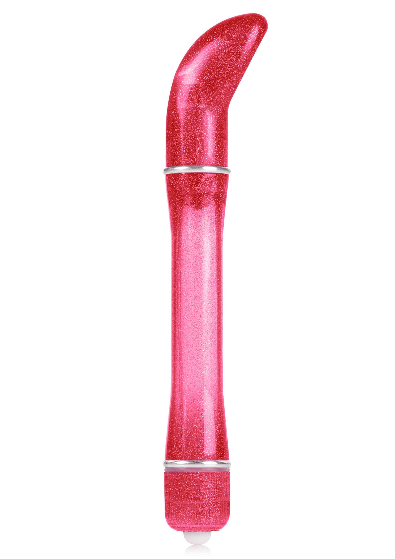 Vibromasseur rose scintillant pour le plaisir féminin. Découvrez le plaisir avec ce vibromasseur élégant et discret.; Glitter roze vibrator voor vrouwelijk genot. Ontdek plezier met deze stijlvolle en discrete vibrator.; Glitter pink vibrator for female pleasure. Discover pleasure with this stylish and discreet vibrator.