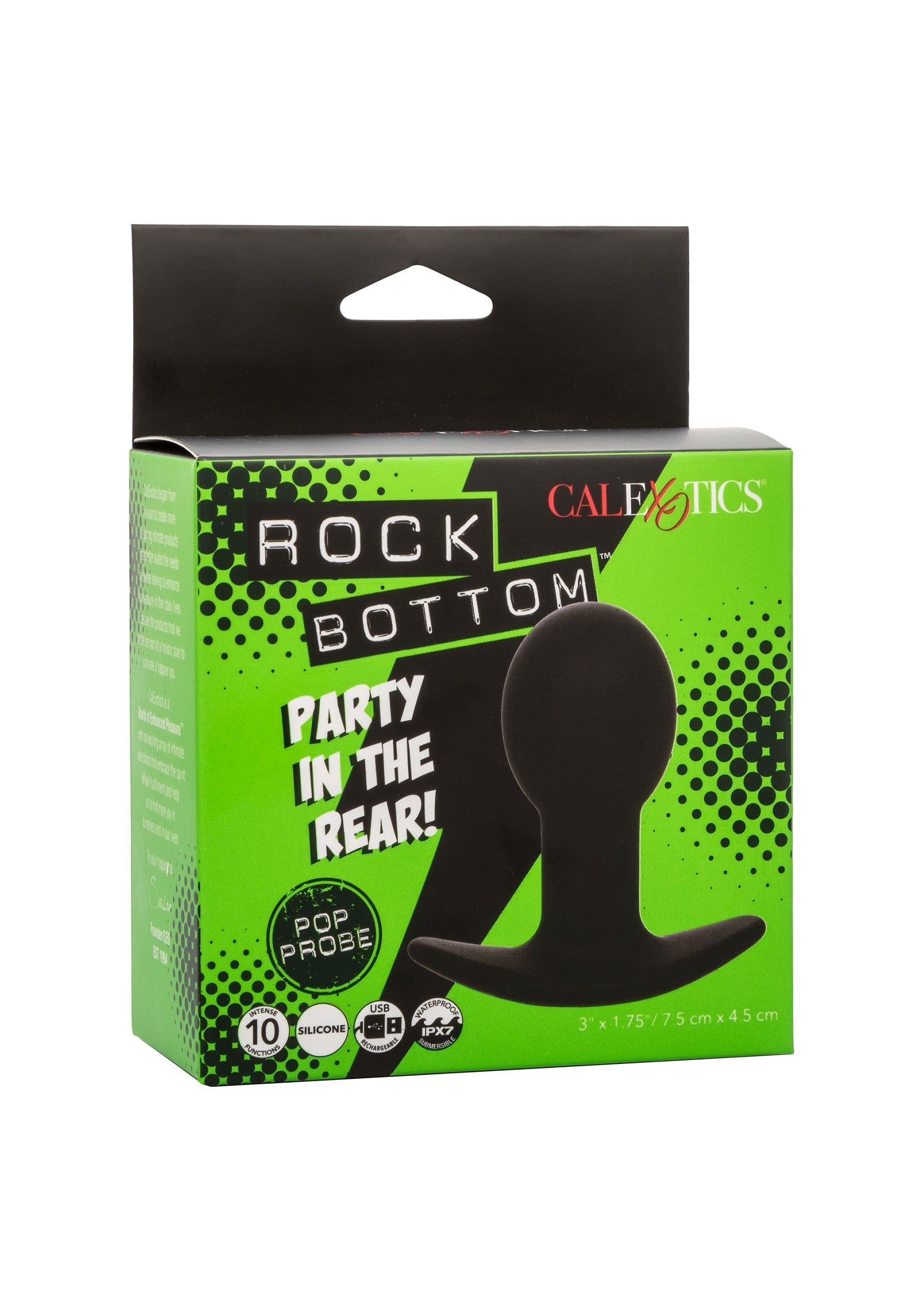 Plug anal Rock Bottom, pour des sensations intenses et un plaisir maximal. Discrétion assurée !; Rock Bottom butt plug, voor intense sensaties en maximaal plezier. Discrete levering verzekerd!; Rock Bottom butt plug, for intense sensations and maximum pleasure. Discreet shipping guaranteed!