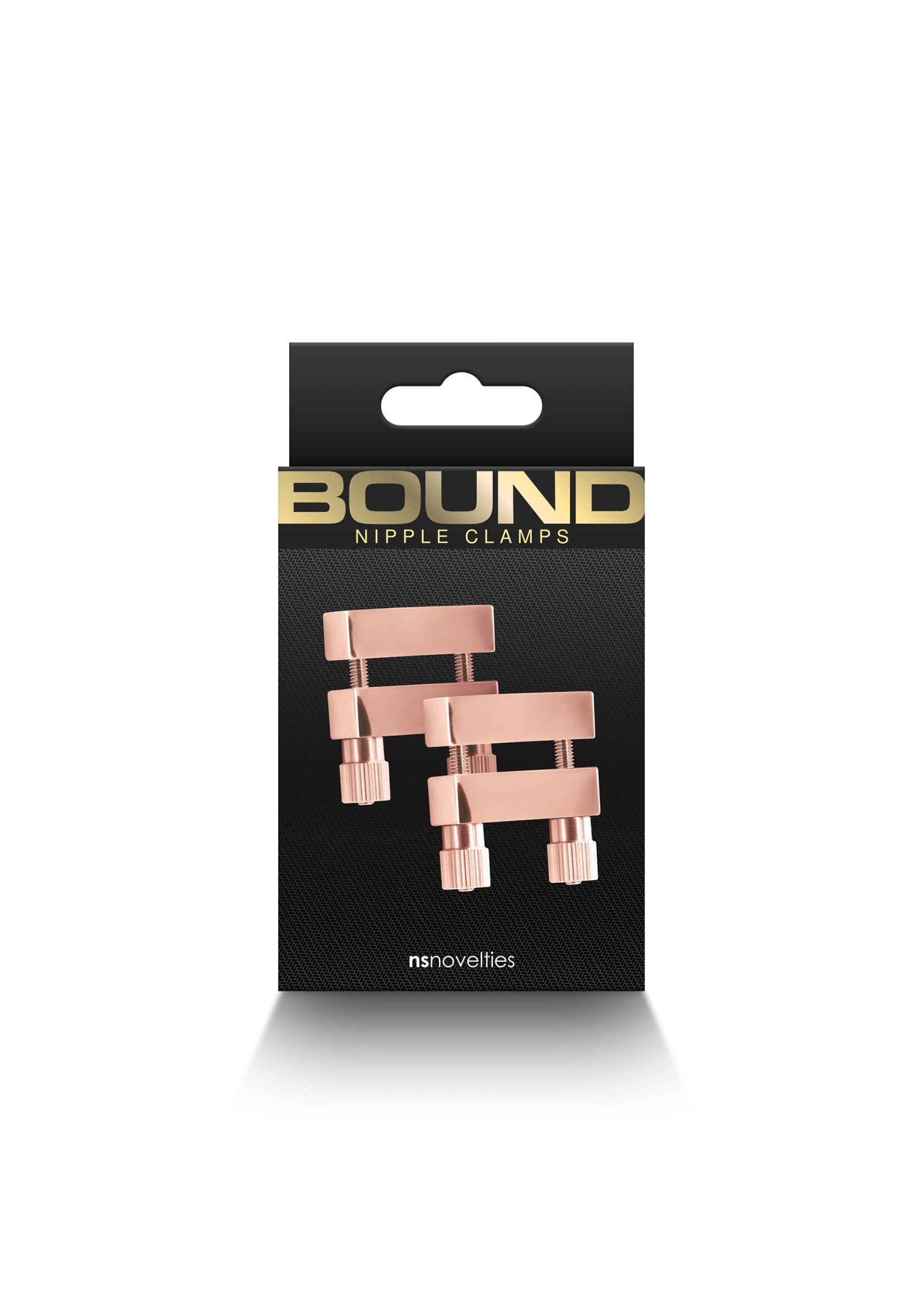 Pinces à tétons Bound, pour des sensations intenses et une expérience de bondage sensuelle. Explorez vos limites avec style.; Bound tepelklemmen, voor intense sensaties en een sensuele bondage-ervaring. Verken je grenzen in stijl.; Bound nipple clamps for intense sensations and a sensual bondage experience. Explore your limits in style.