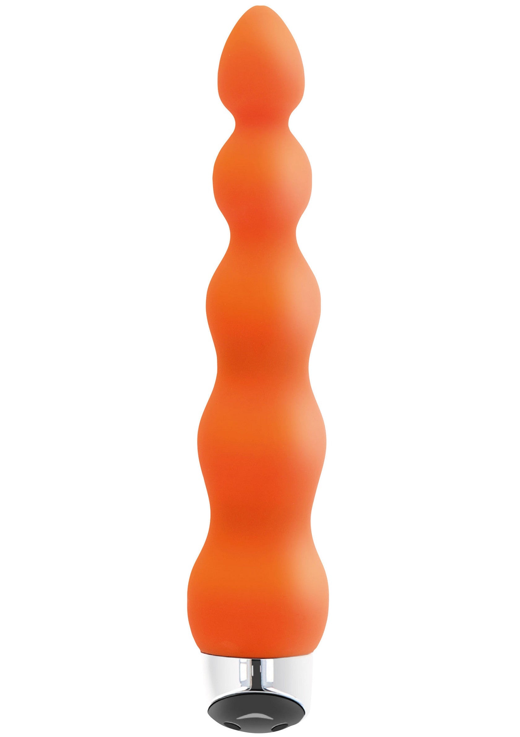 Plug anal orange à billes pour une stimulation intense. Plaisir garanti.; Oranje anale plug met ballen voor intense stimulatie. Gegarandeerd plezier.; Orange beaded anal plug for intense stimulation. Guaranteed pleasure.