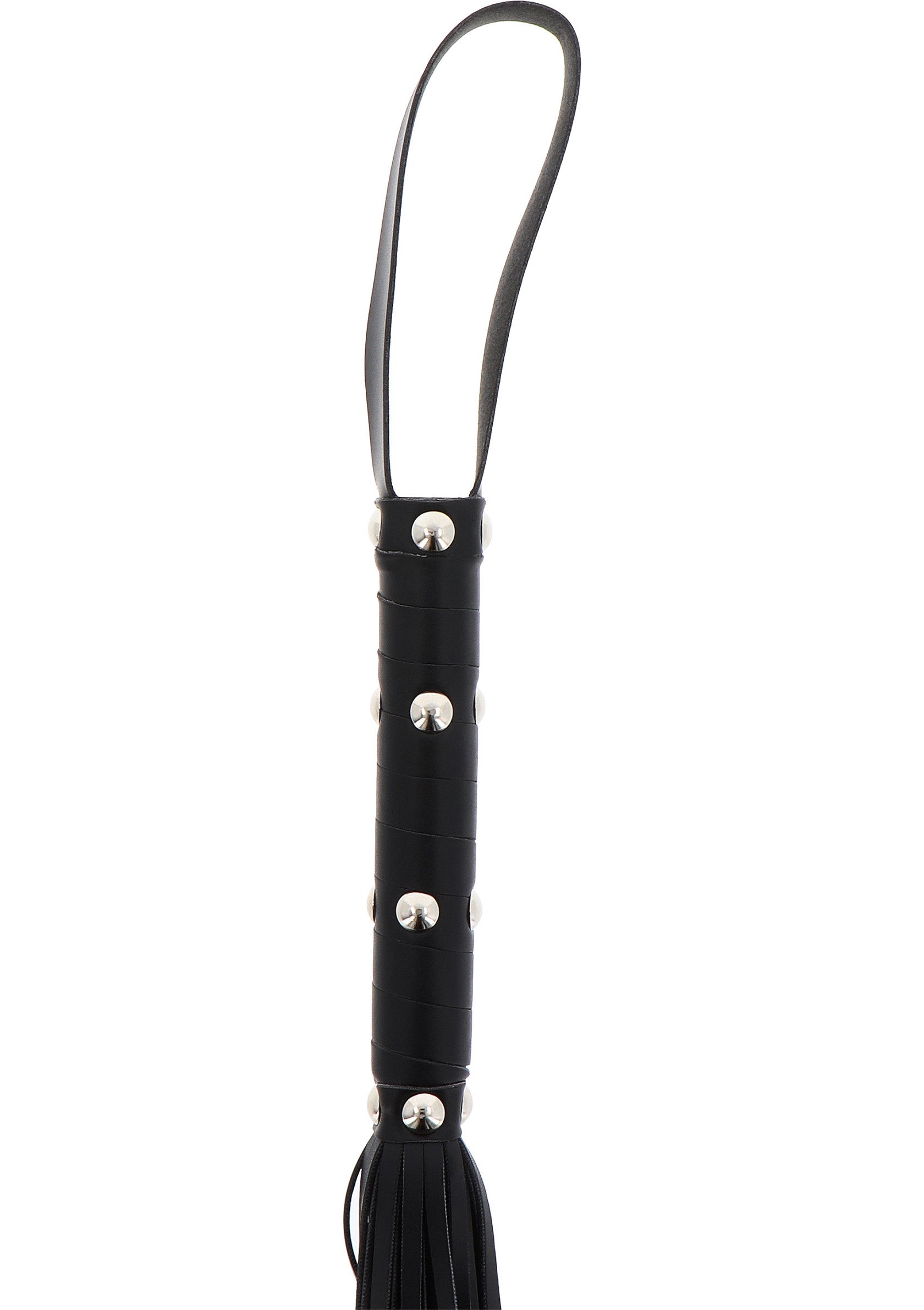 Hidden Desire Long Studded Flogger Whip