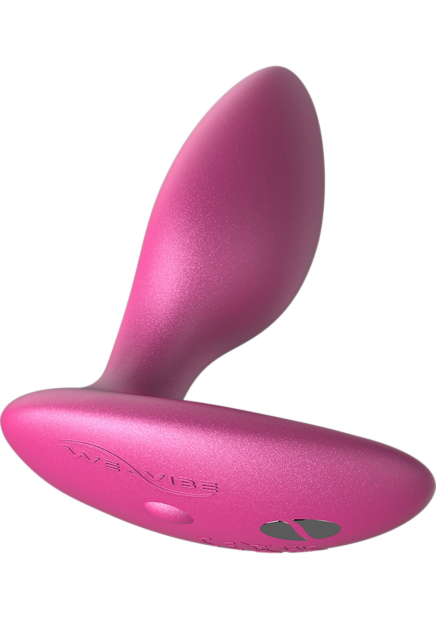 Vibromasseur We-Vibe Tango X rose pour le plaisir féminin.; Roze We-Vibe Tango X vibrator voor vrouwelijk genot.; Pink We-Vibe Tango X vibrator for feminine pleasure.