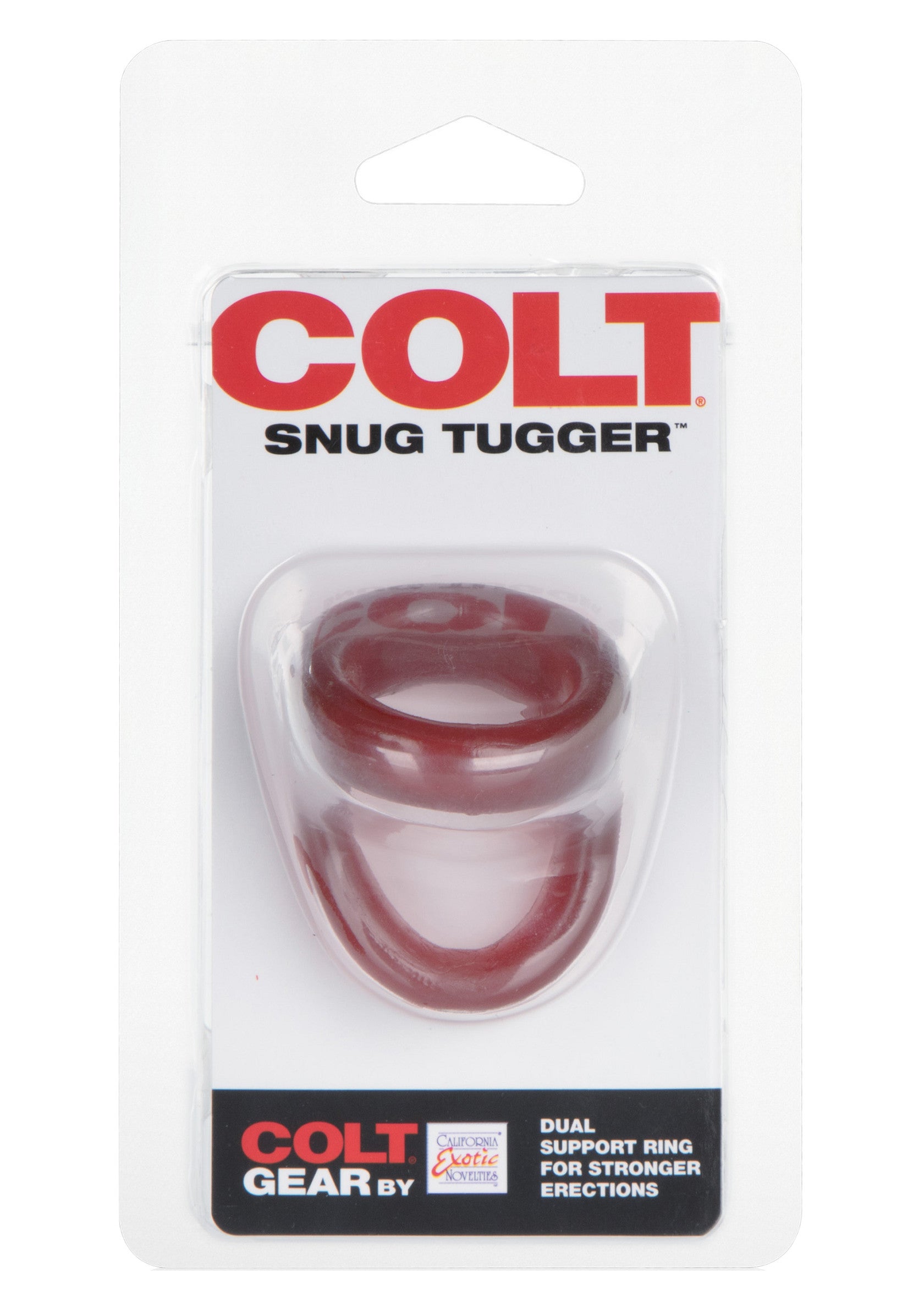 Anneau pénien Colt Snug Tugger pour des érections plus fortes.; Colt Snug Tugger penisring voor sterkere erecties.; Colt Snug Tugger cock ring for stronger erections.