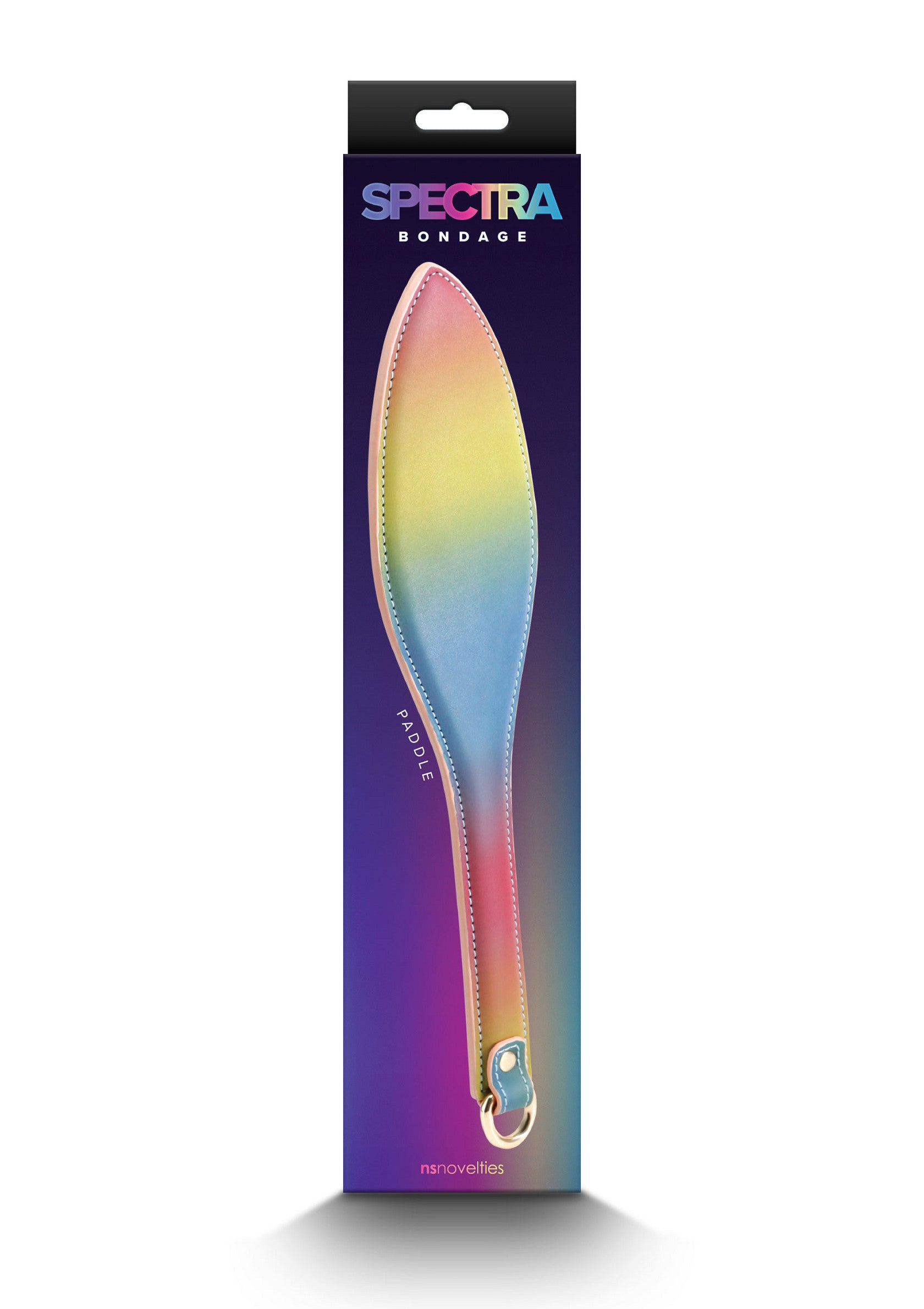Palette Spectra Bondage. Jouet pour adultes pour des jeux de rôle sensuels.; Spectra Bondage paddle. Volwassen speeltje voor sensuele rollenspellen.; Spectra Bondage paddle. Adult toy for sensual roleplay games.