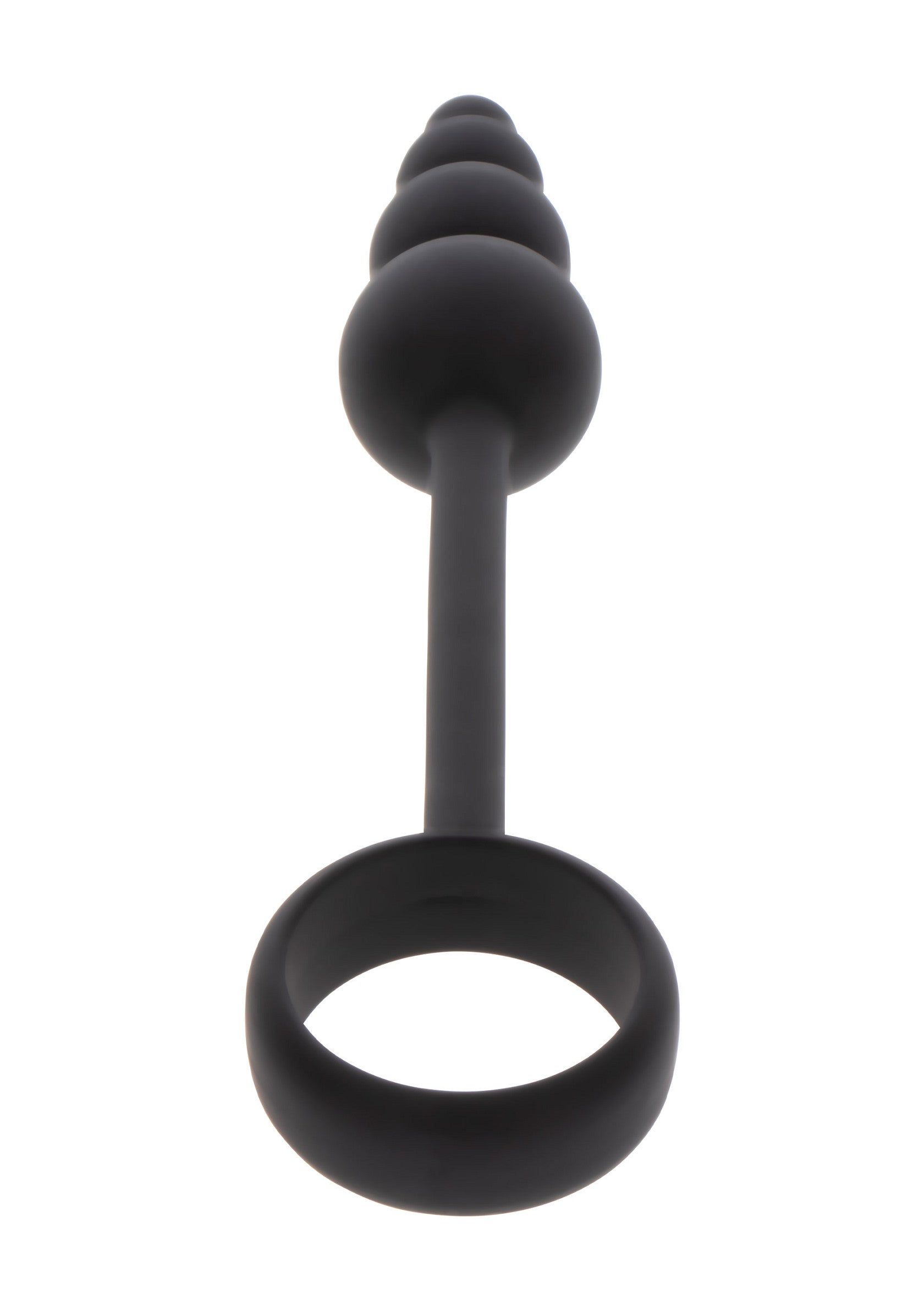 Plug anal noir avec anneau pour plus de contrôle et de plaisir. Explorez de nouvelles sensations !; Zwarte anale plug met ring voor extra controle en genot. Ontdek nieuwe sensaties!; Black anal plug with ring for extra control and pleasure. Explore new sensations!