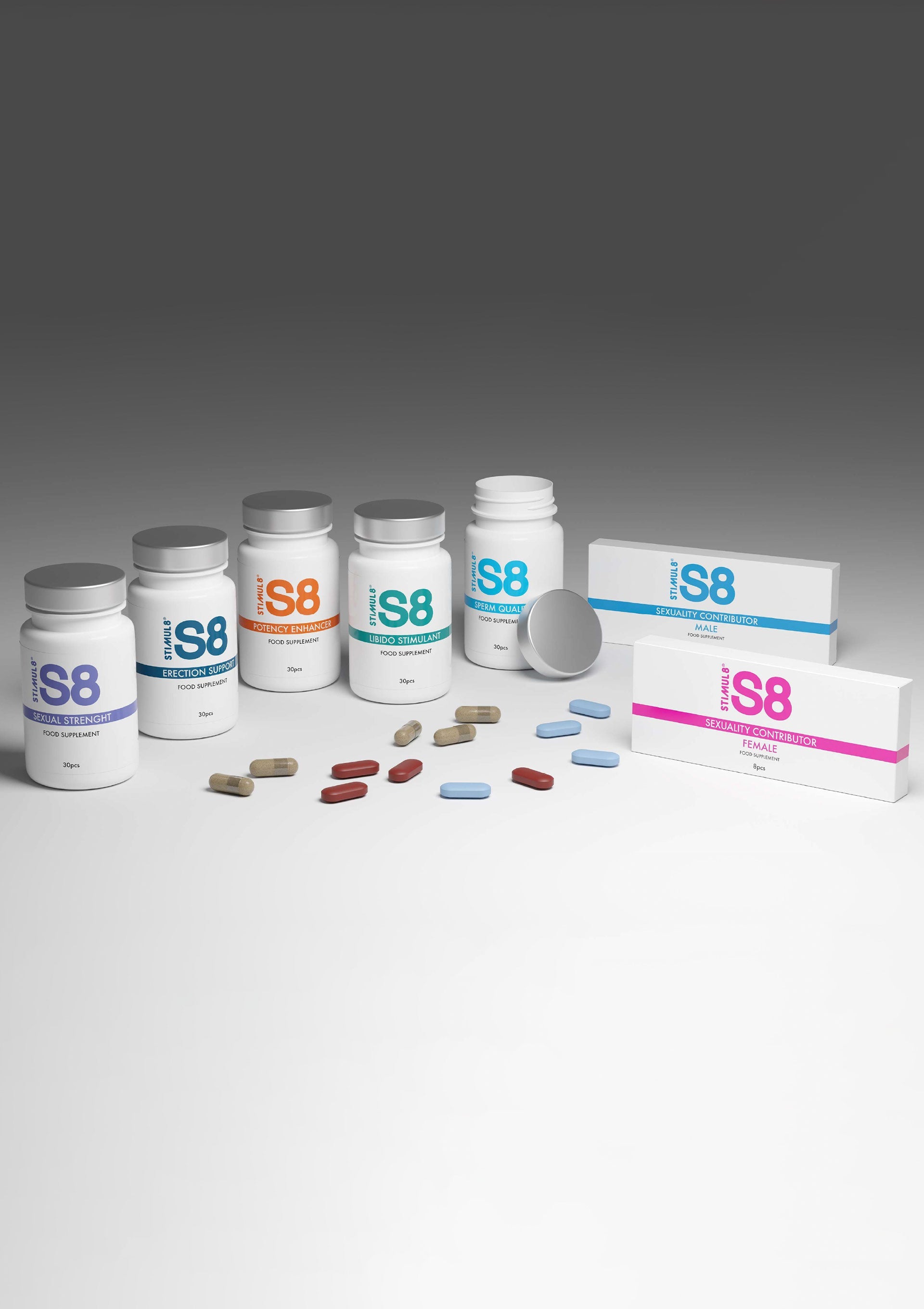 Stimul8 S8 S8 Libido Stimulant Tabs 30 pcs