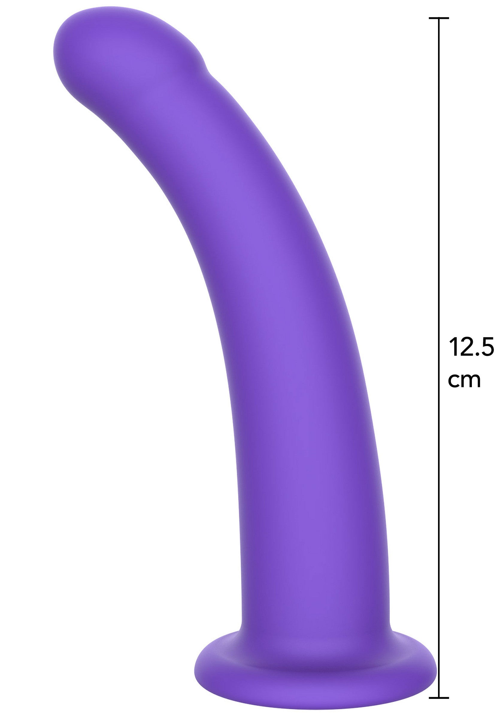 Gode vibrant violet de 12.5 cm pour des sensations intenses et un plaisir garanti.; Paarse vibrerende dildo van 12.5 cm voor intense sensaties en gegarandeerd plezier.; Purple vibrating dildo, 12.5 cm length, for intense sensations and guaranteed pleasure.