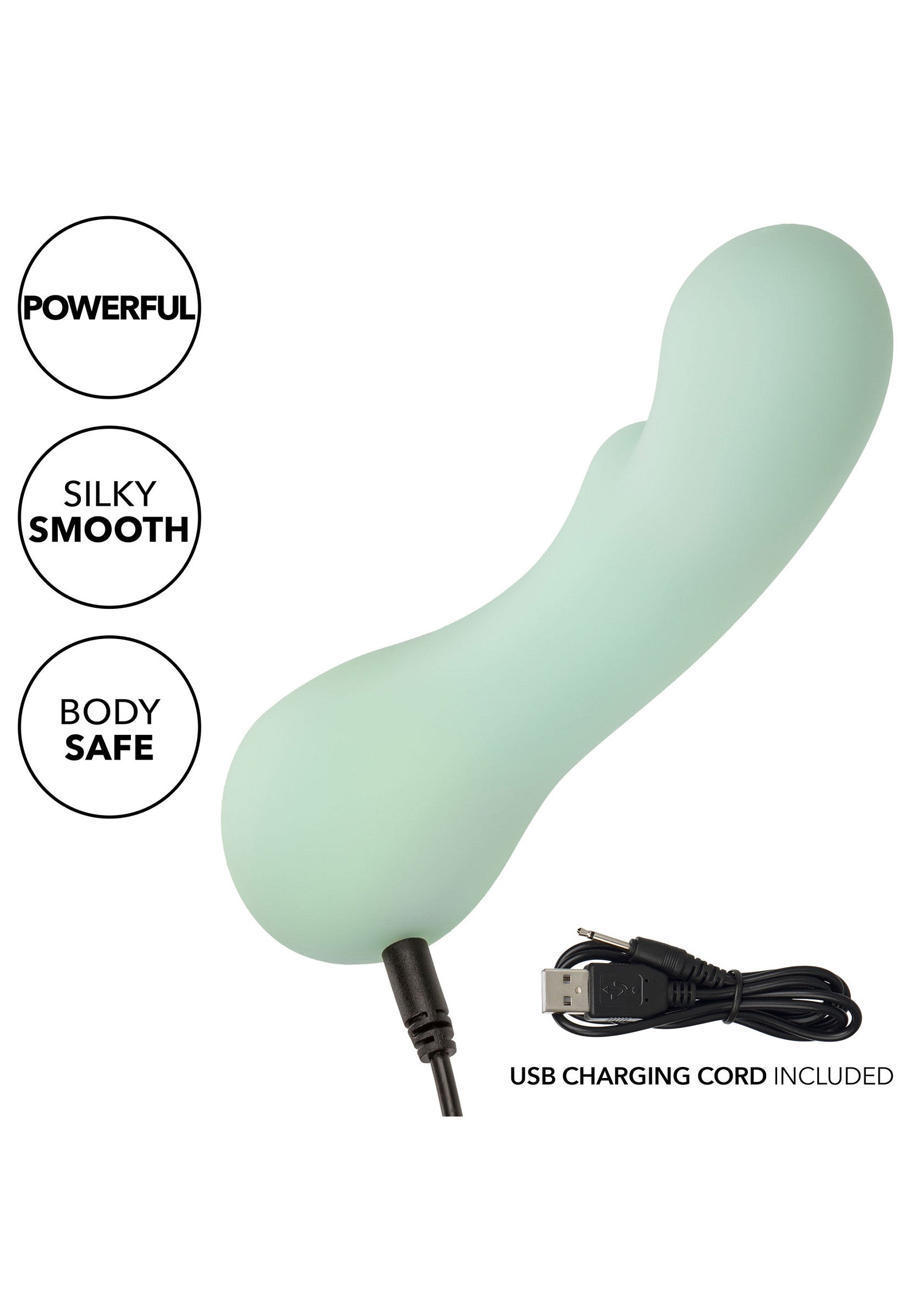 Masseur personnel rechargeable USB, puissant et doux au toucher. Sûr pour le corps.; USB oplaadbare persoonlijke stimulator, krachtig en zijdezacht. Lichaamsveilig.; USB rechargeable personal massager, powerful and silky smooth. Body safe.