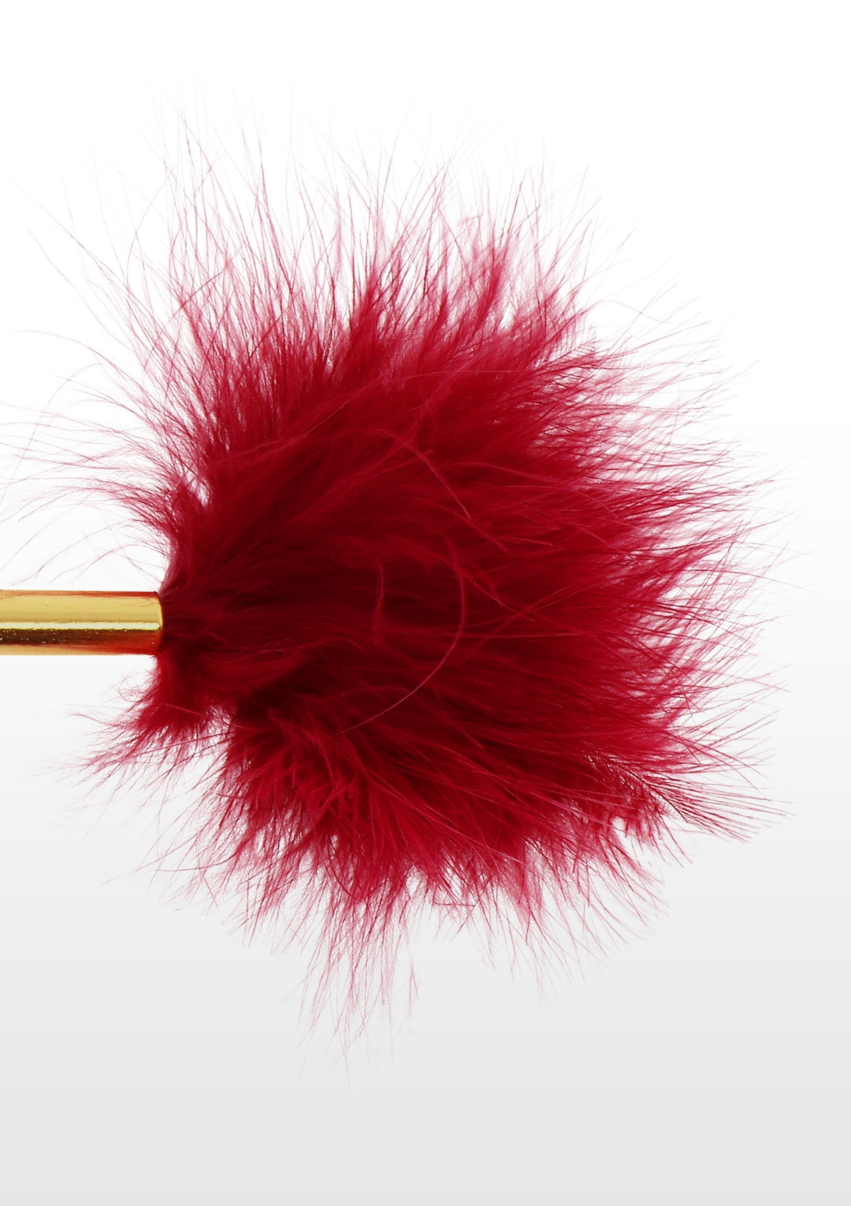 Plumeau rouge éclatant pour un nettoyage délicat ou une touche décorative élégante. Doux et raffiné.; Opvallende rode veren plumeau voor delicate reiniging of een elegante decoratieve toets. Zacht en verfijnd.; Striking red feather duster for delicate cleaning or an elegant decorative touch. Soft and refined.