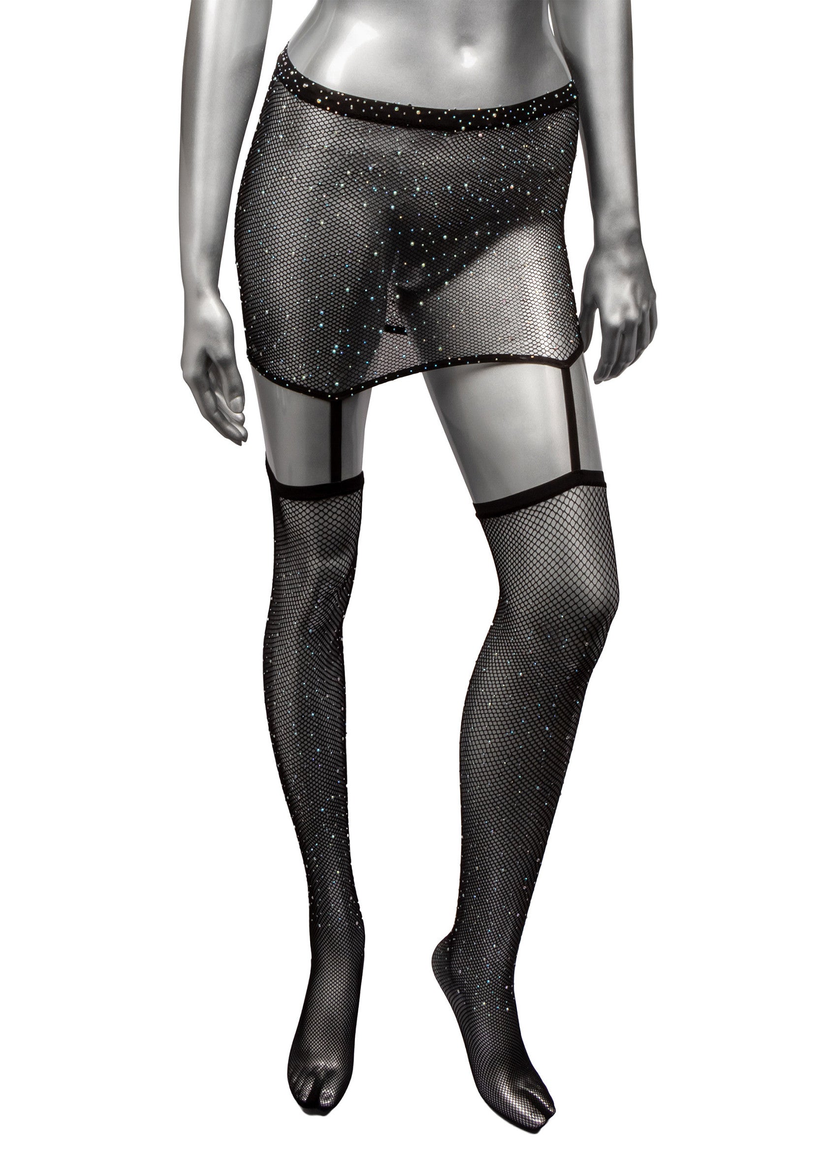 CalExotics Garter Skirt Thigh Highs Plus