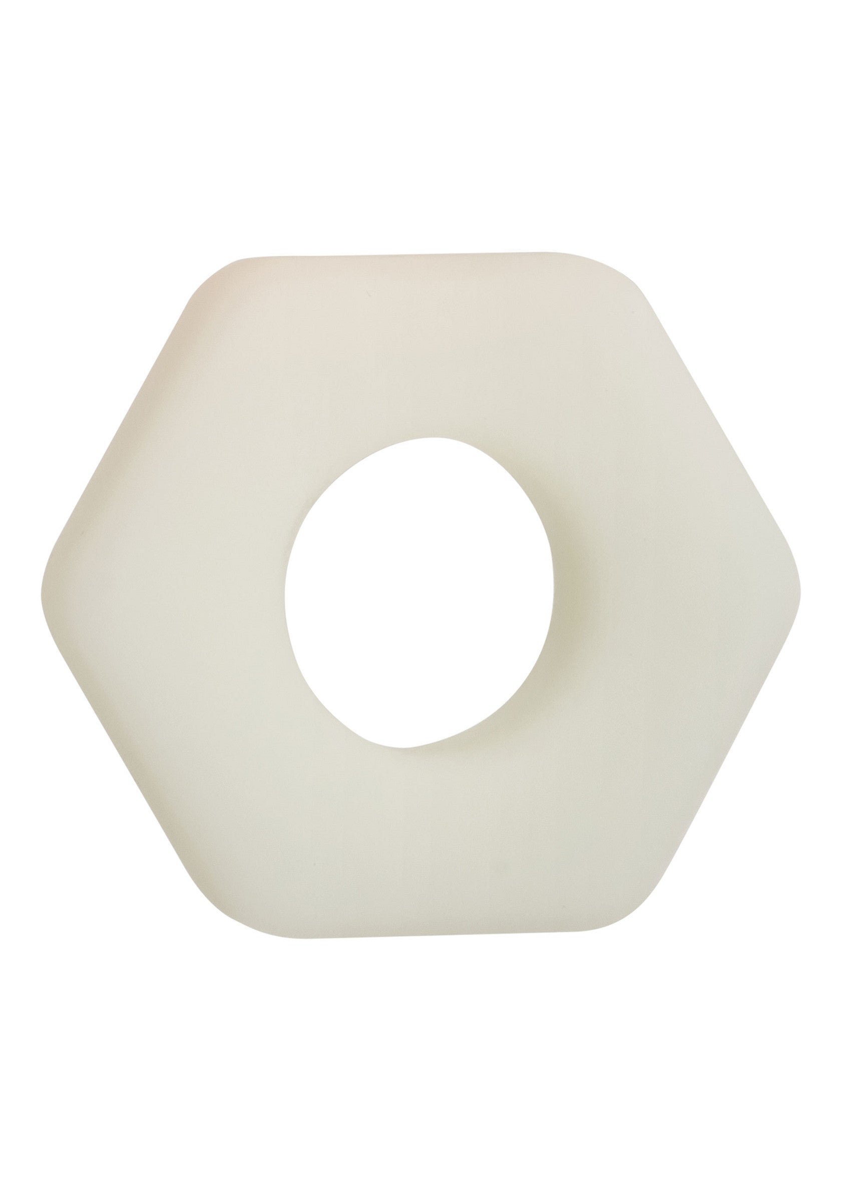 Rondelle hexagonale en plastique blanc, idéale pour une fixation isolante et durable.; Zeshoekige plastic sluitring in wit, ideaal voor isolerende en duurzame bevestiging.; White plastic hex washer, ideal for providing insulation and durable fastening.