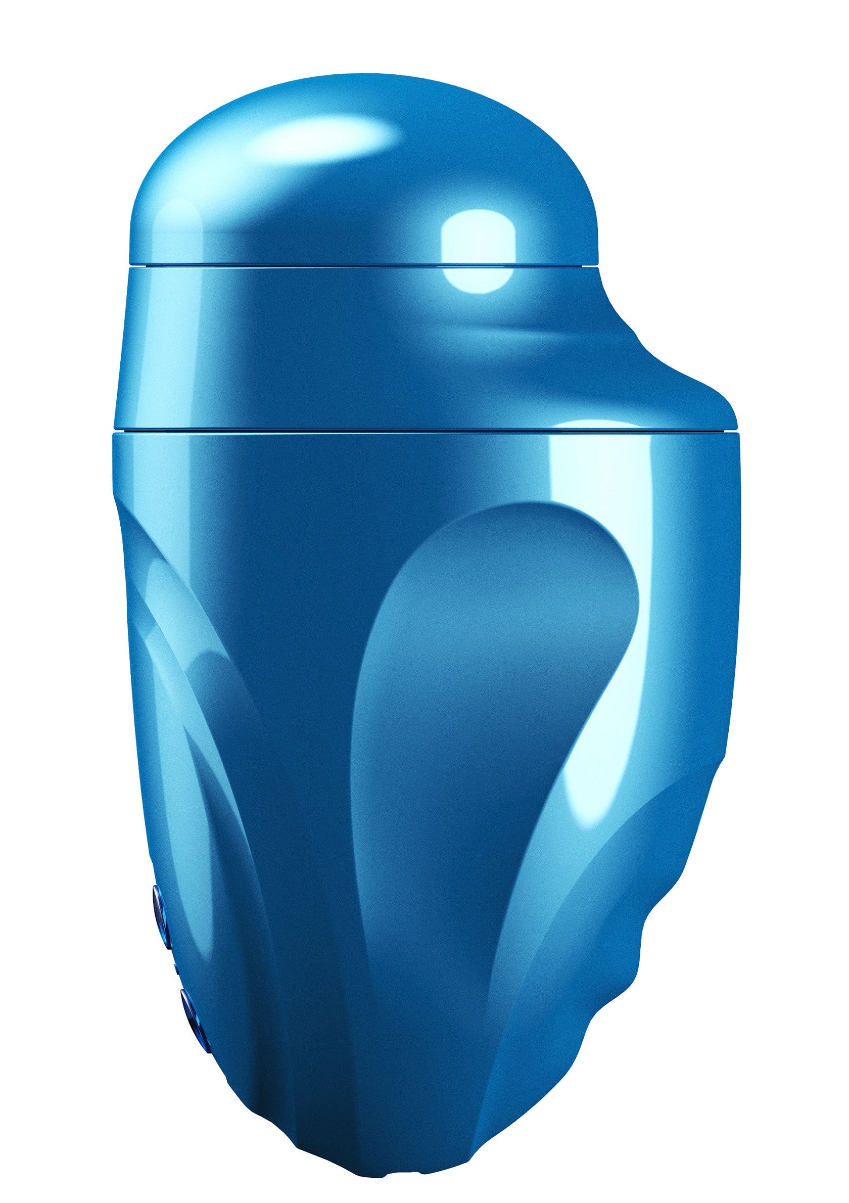 Pot bleu élégant, idéal pour ranger vos effets personnels avec style. Design moderne et couleur vive.; Stijlvolle blauwe pot, perfect om uw persoonlijke spullen met stijl op te bergen. Modern design en felle kleur.; Stylish blue jar, perfect for storing your personal belongings in style. Modern design and vibrant color.
