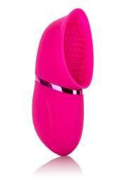 Masseur personnel rose vibrant pour le plaisir solo ou partagé.; Vibrerende roze persoonlijke stimulator voor solo- of gedeeld plezier.; Vibrating pink personal massager for solo or shared pleasure.