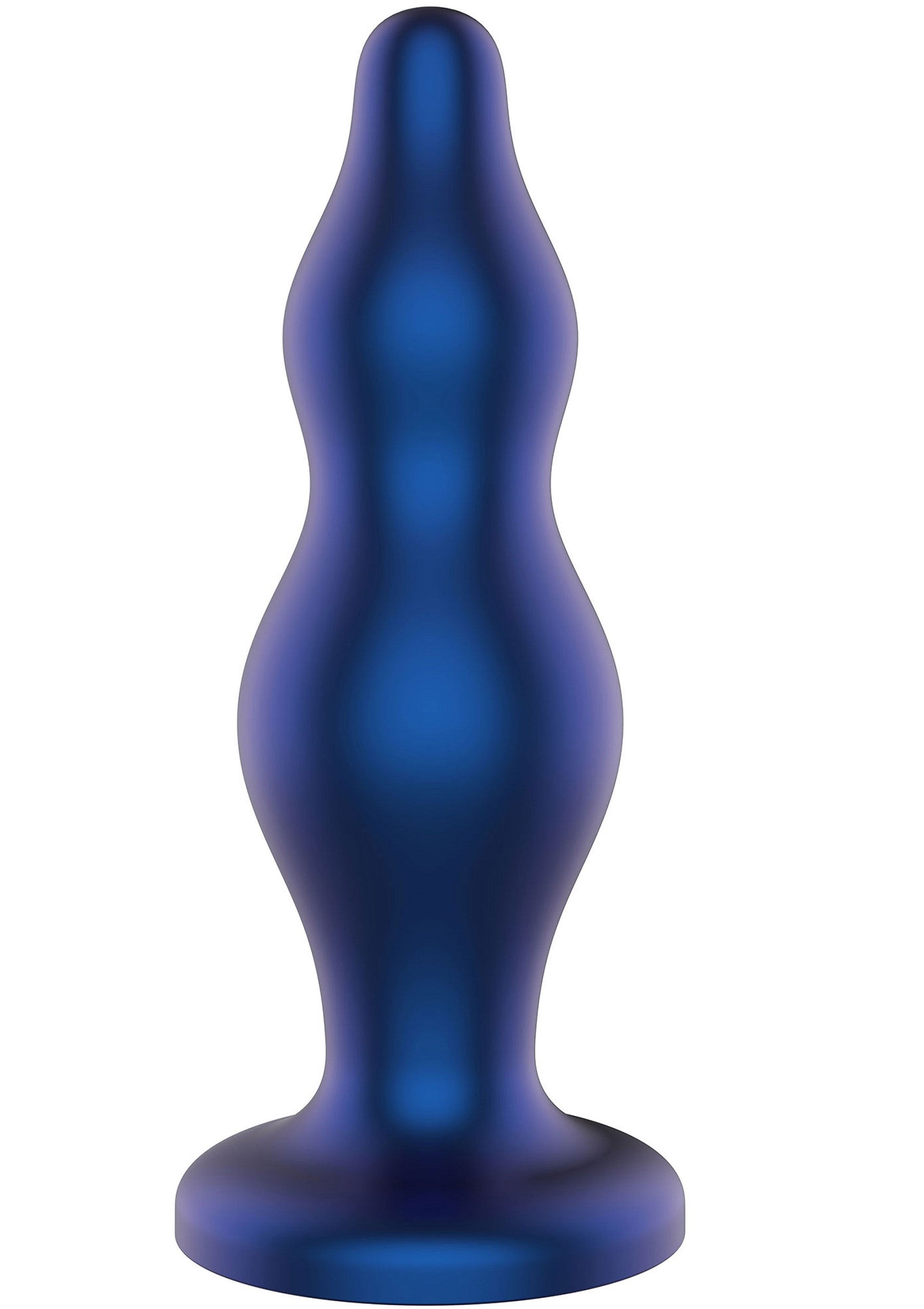 Plug anal bleu, forme profilée pour un confort maximal.; Blauwe anale plug, gestroomlijnde vorm voor maximaal comfort.; Blue anal plug, streamlined shape for maximum comfort.